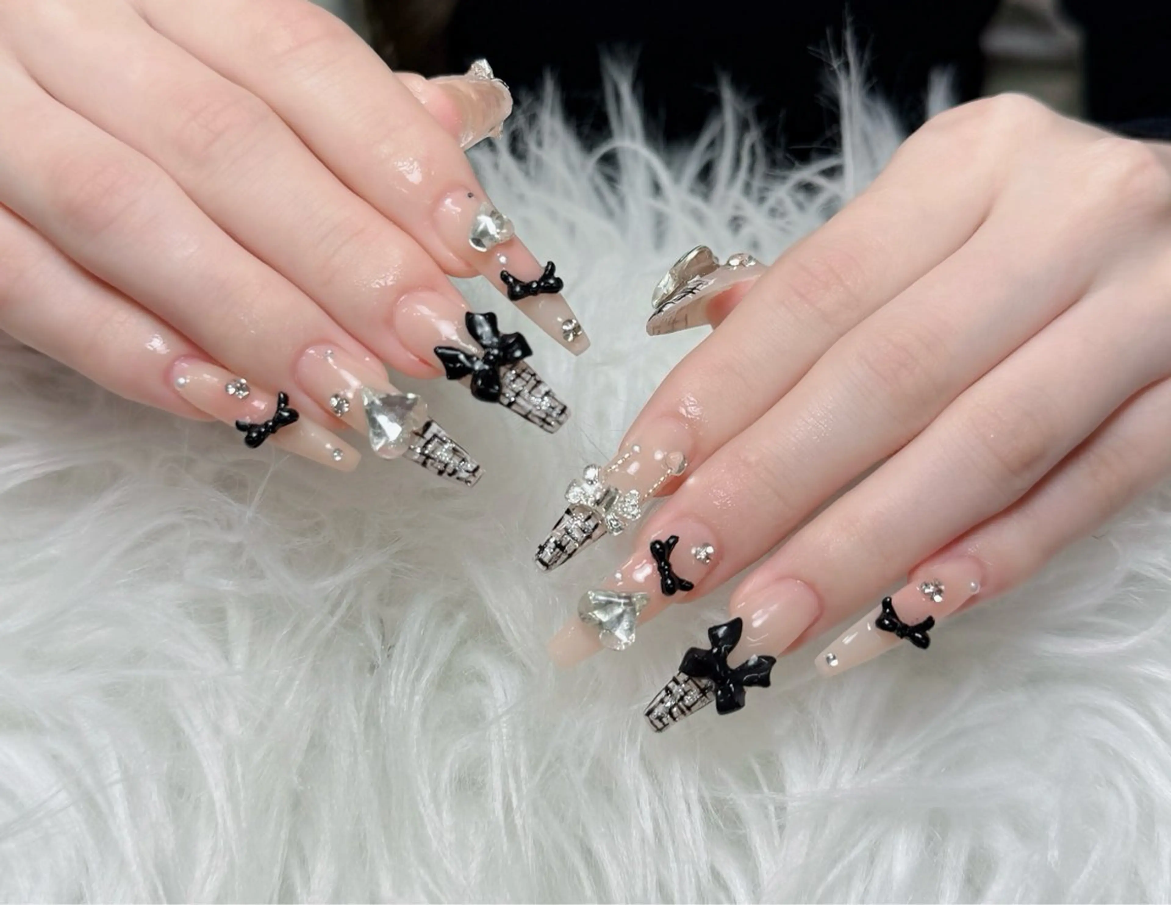 ネイル アートネイル 韓国ネイル 持ち込み ワンホンネイル ハンドネイル Lenie Nail Salonのネイルデザイン