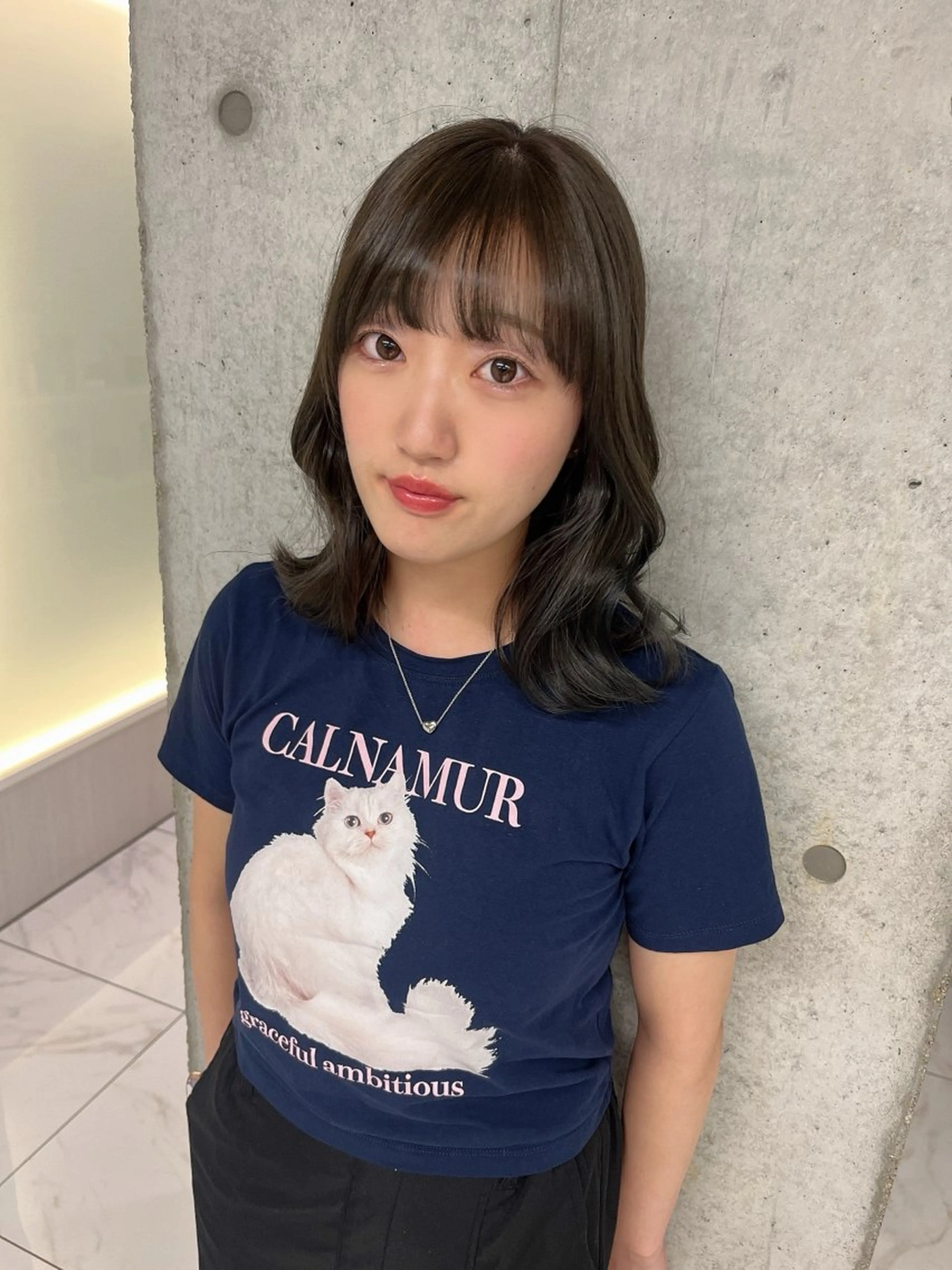 ミディアム カラー りおな/髪質改善/ カラー /平尾のヘアスタイル