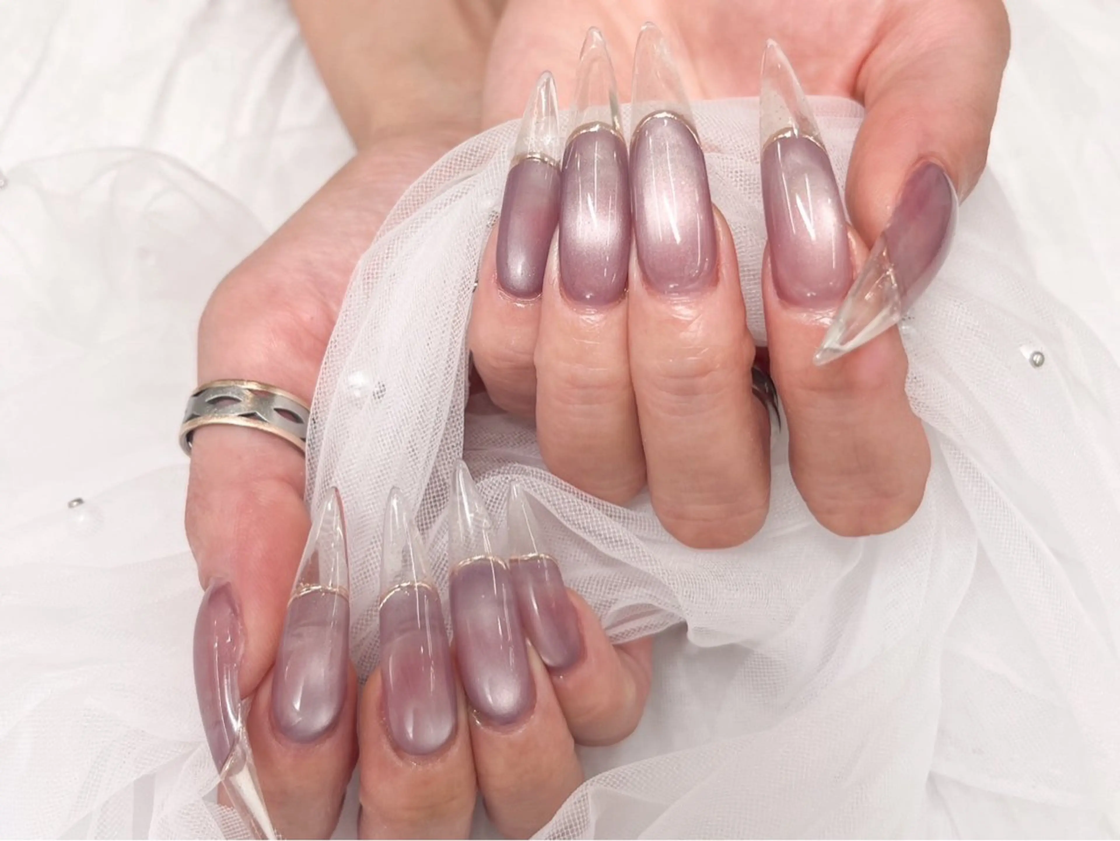 ネイル アートネイル クリアネイル フラッシュネイル フラワーネイル フレンチネイル Puti nailのネイルデザイン