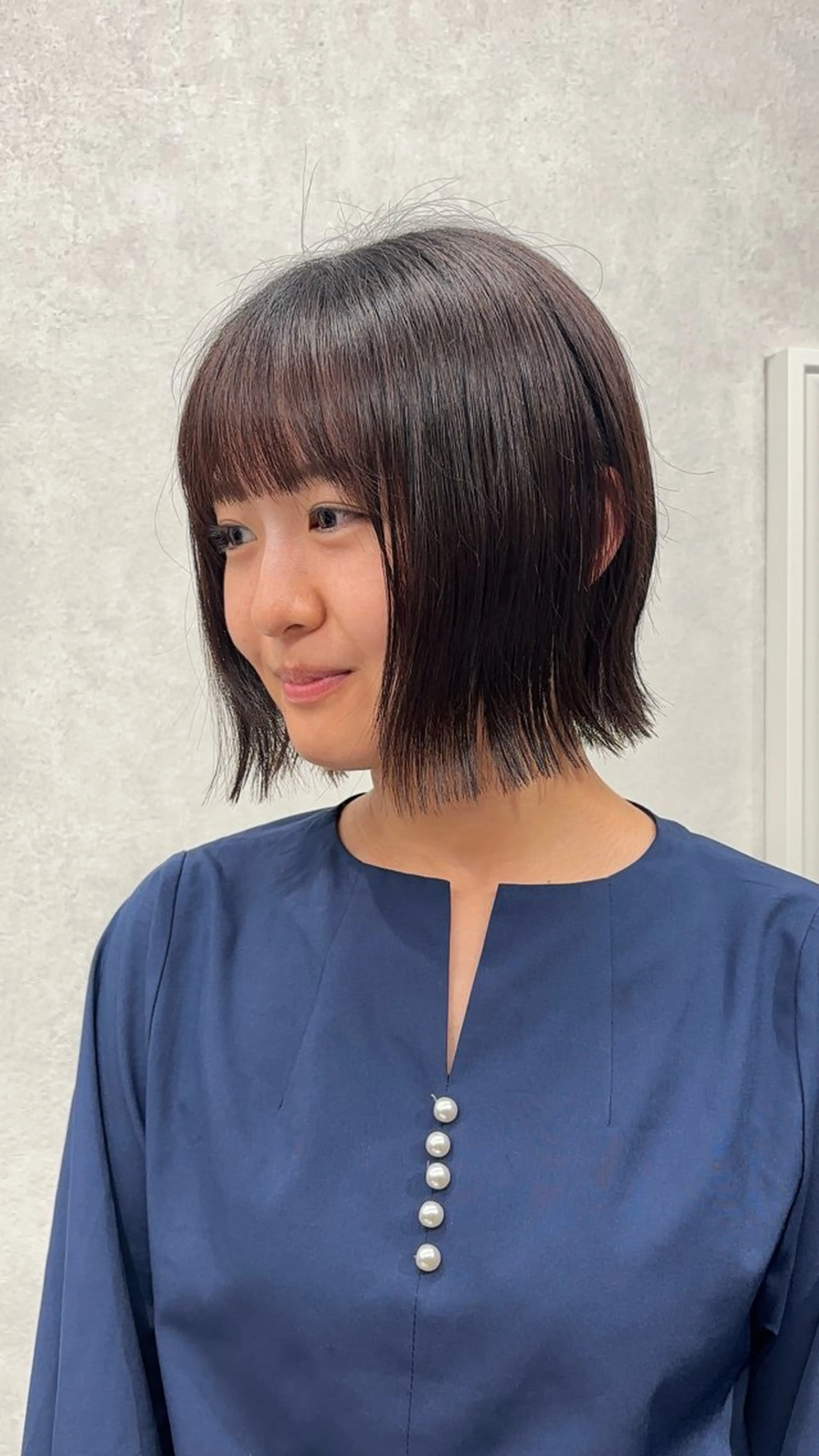 ショート 結べるレイヤーカット /カラー/あさかのヘアスタイル