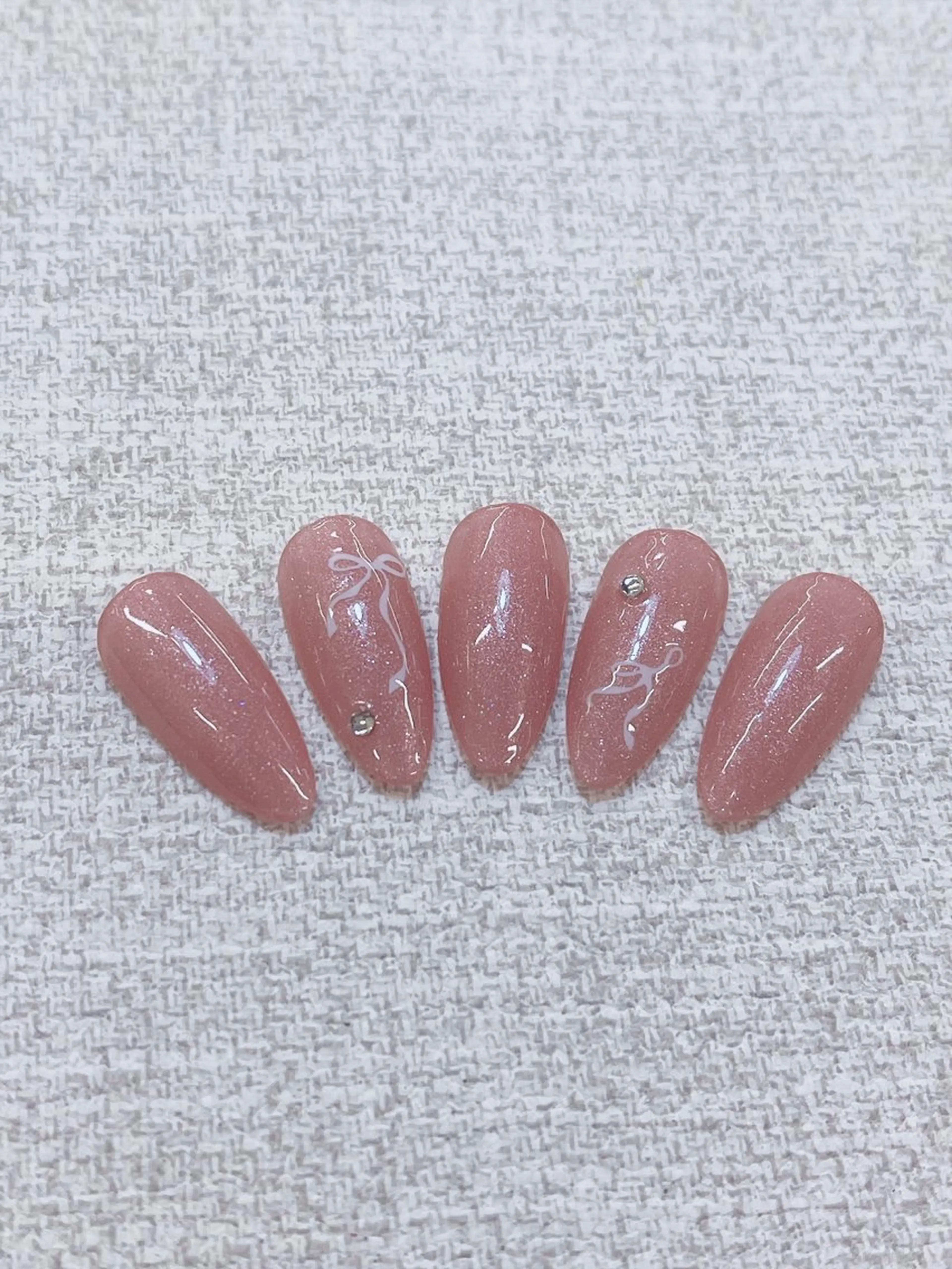 ネイル チークネイル 成人式 フレンチネイル グラデーション 氷ネイル・うるうるネイル ハンドネイル DUO MI nail salonのネイルデザイン