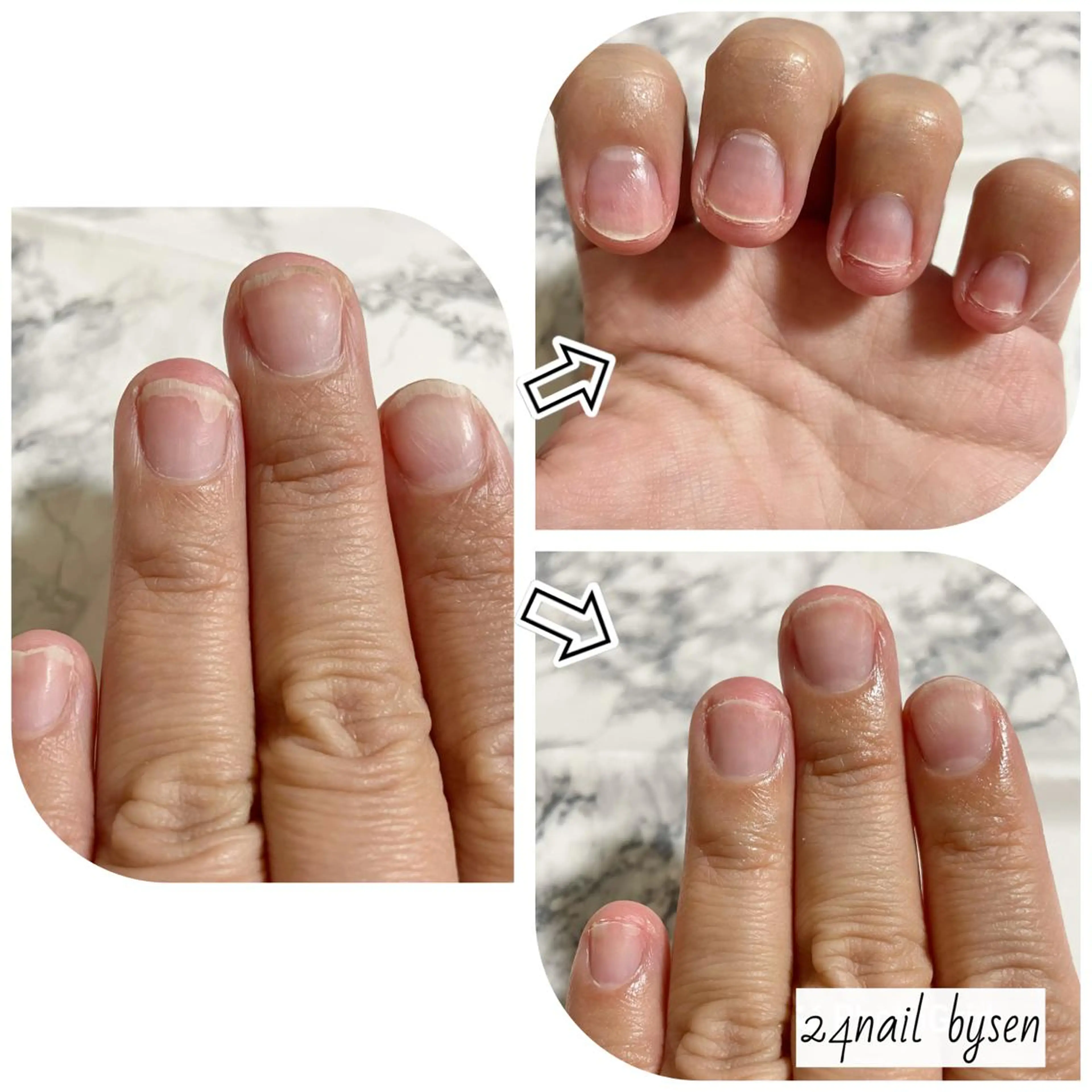 ネイル メンズネイル ハンドケア Atelier by 24nail/Ayaのネイルデザイン