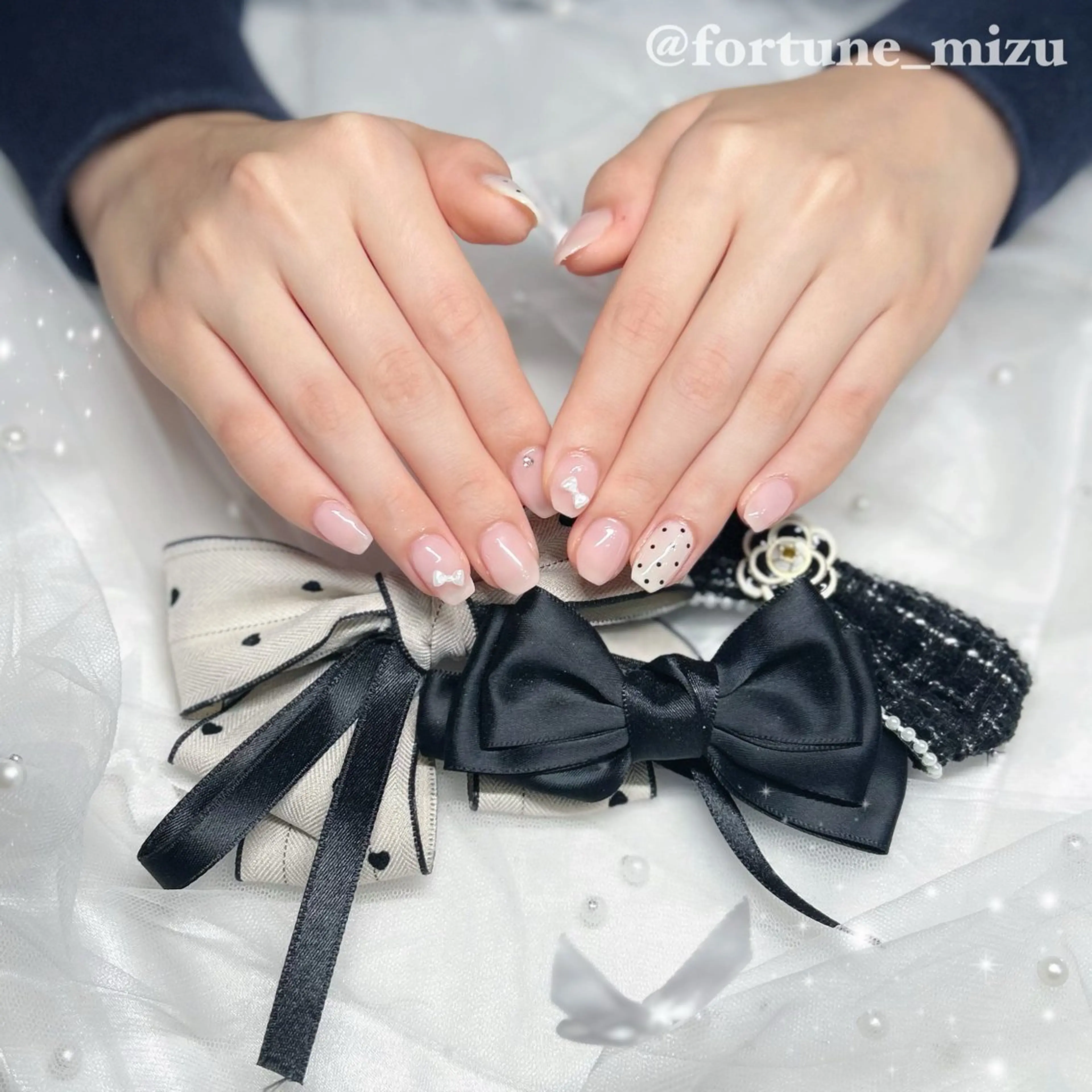 🩵練習モデル募集オフなしハンドワンホンガーリー推しネイル60分持ち込みデザイン(アート目安片手1.2本)🐩💭🩵の写真