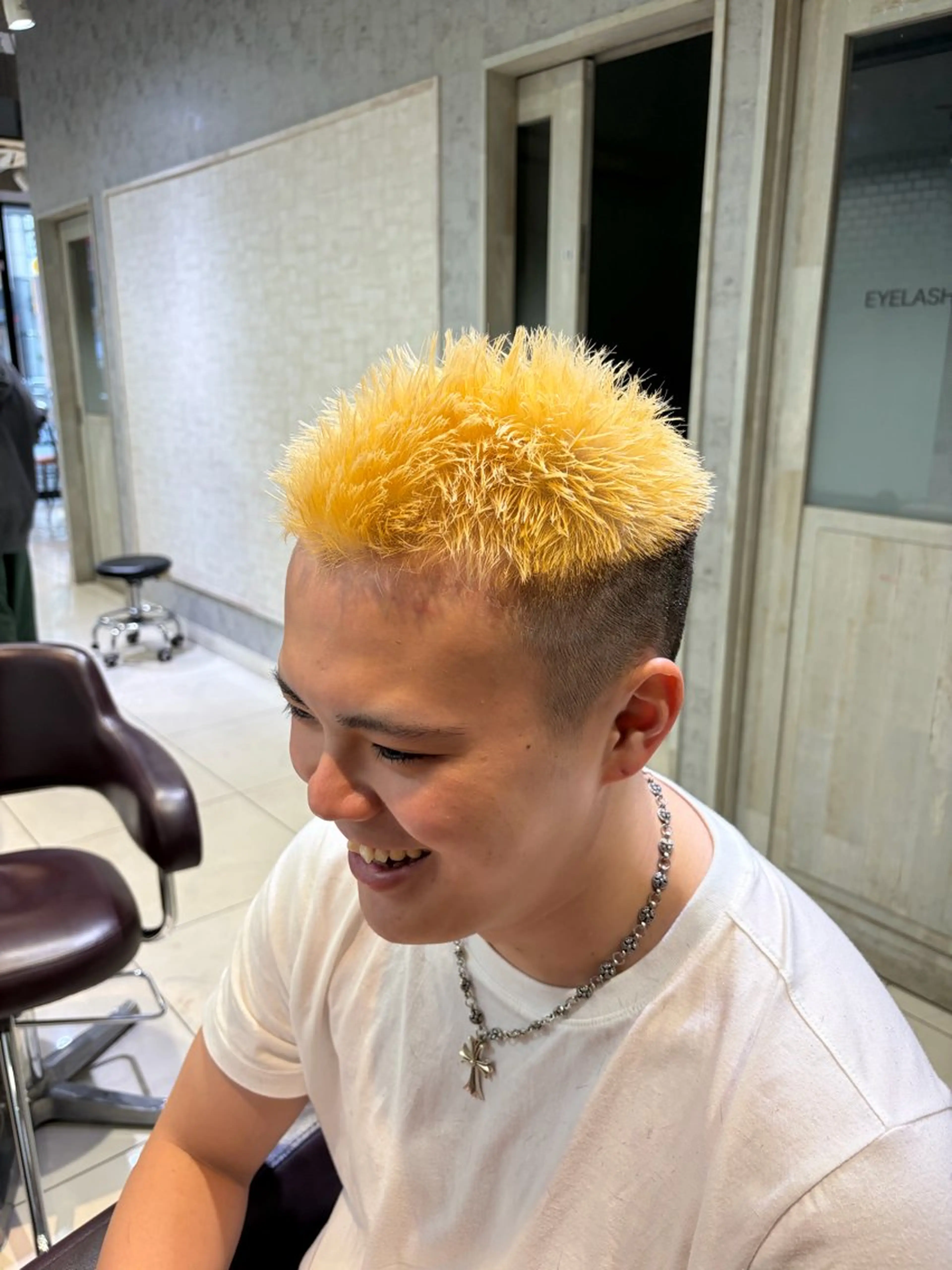 メンズ ヘアカラー 🫧暖色艶カラ ー❤️🫧Kyaraのヘアスタイル