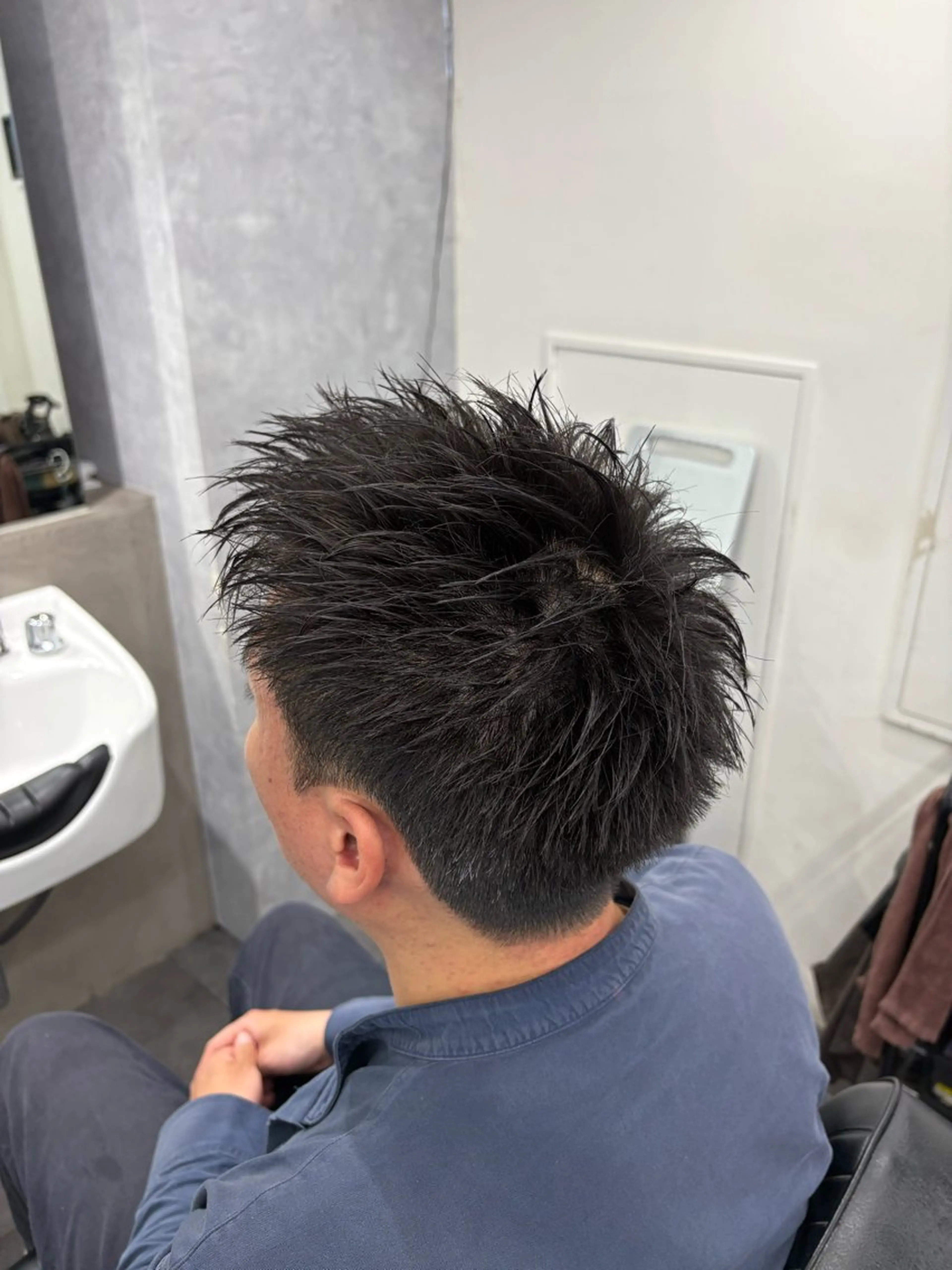 ショート メンズ カット 本間 颯太のヘアスタイル