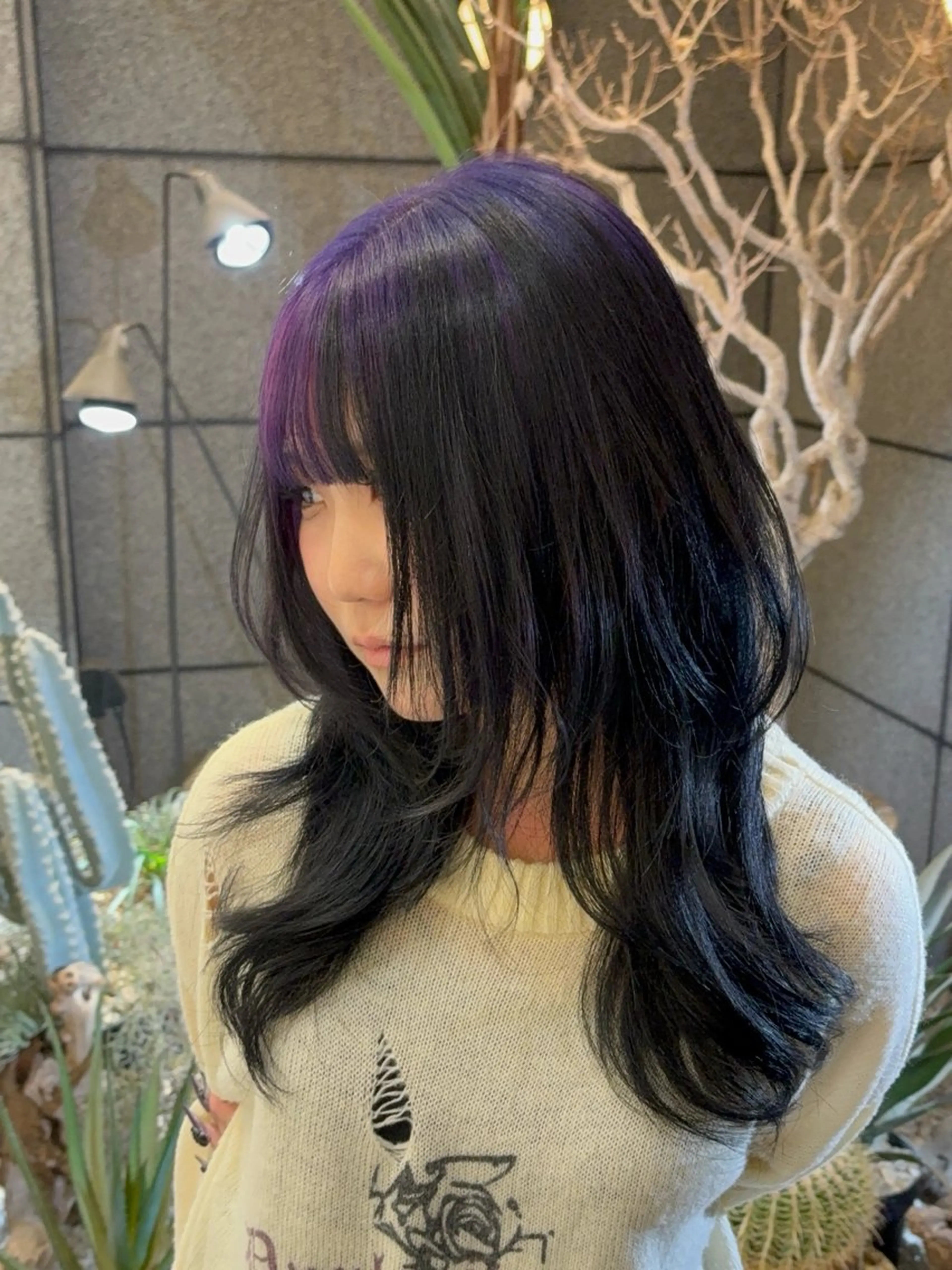 セミロング カラー ブリーチ ダブルカラー カット ヘアカラー トリートメント 🥇メンズパーマ /縮毛矯正/木村神心のヘアスタイル