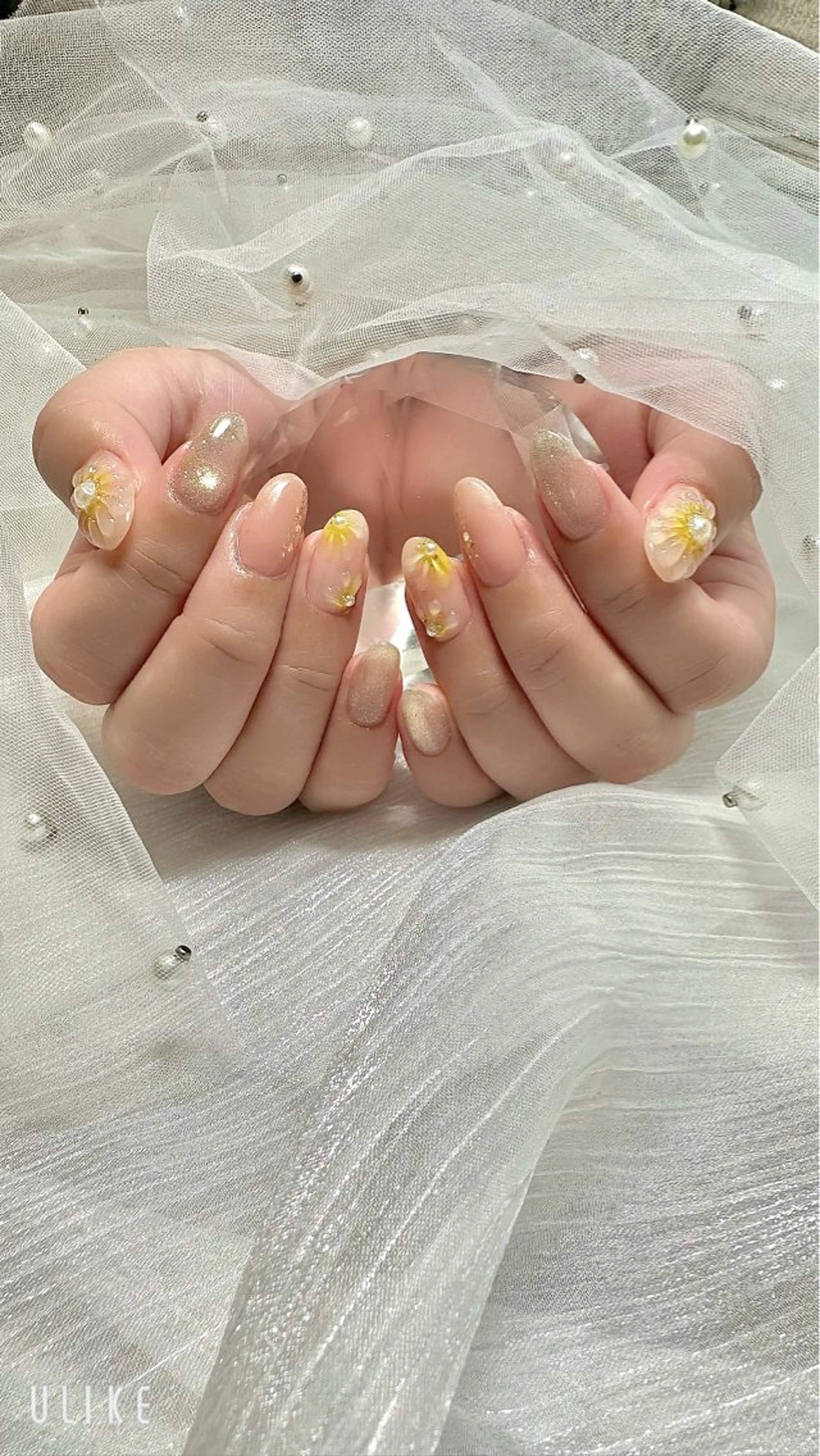 ネイル アートネイル チークネイル フラワーネイル マグネットネイル ぷっくりネイル ハンドネイル Sei ｜ cres nailのネイルデザイン