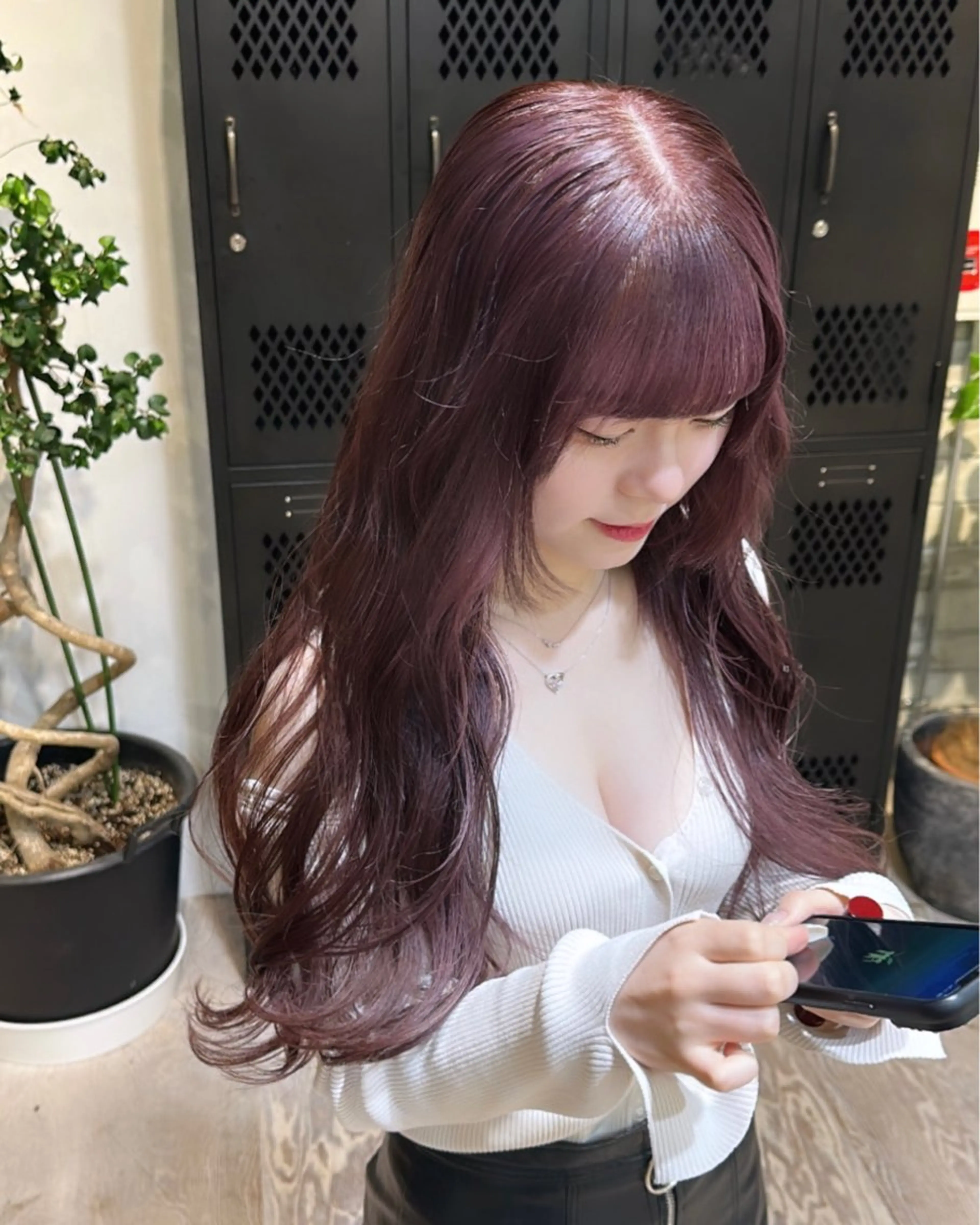 ロング カラー ヘアアレンジ メンズ ササキカズマ〻透明感 〻色落ち〻赤み消しのヘアスタイル