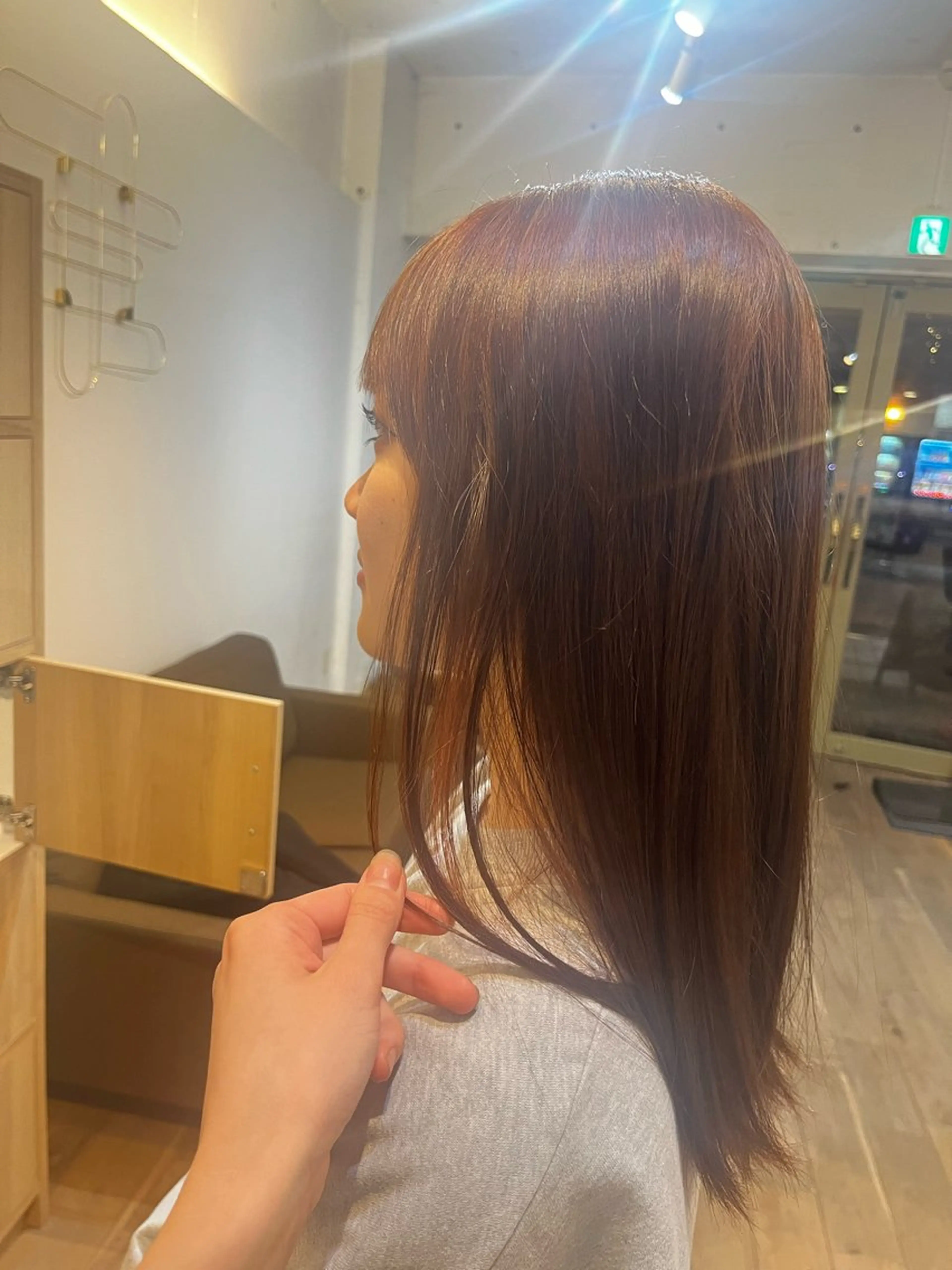 ミディアム 臺 佳連のヘアスタイル