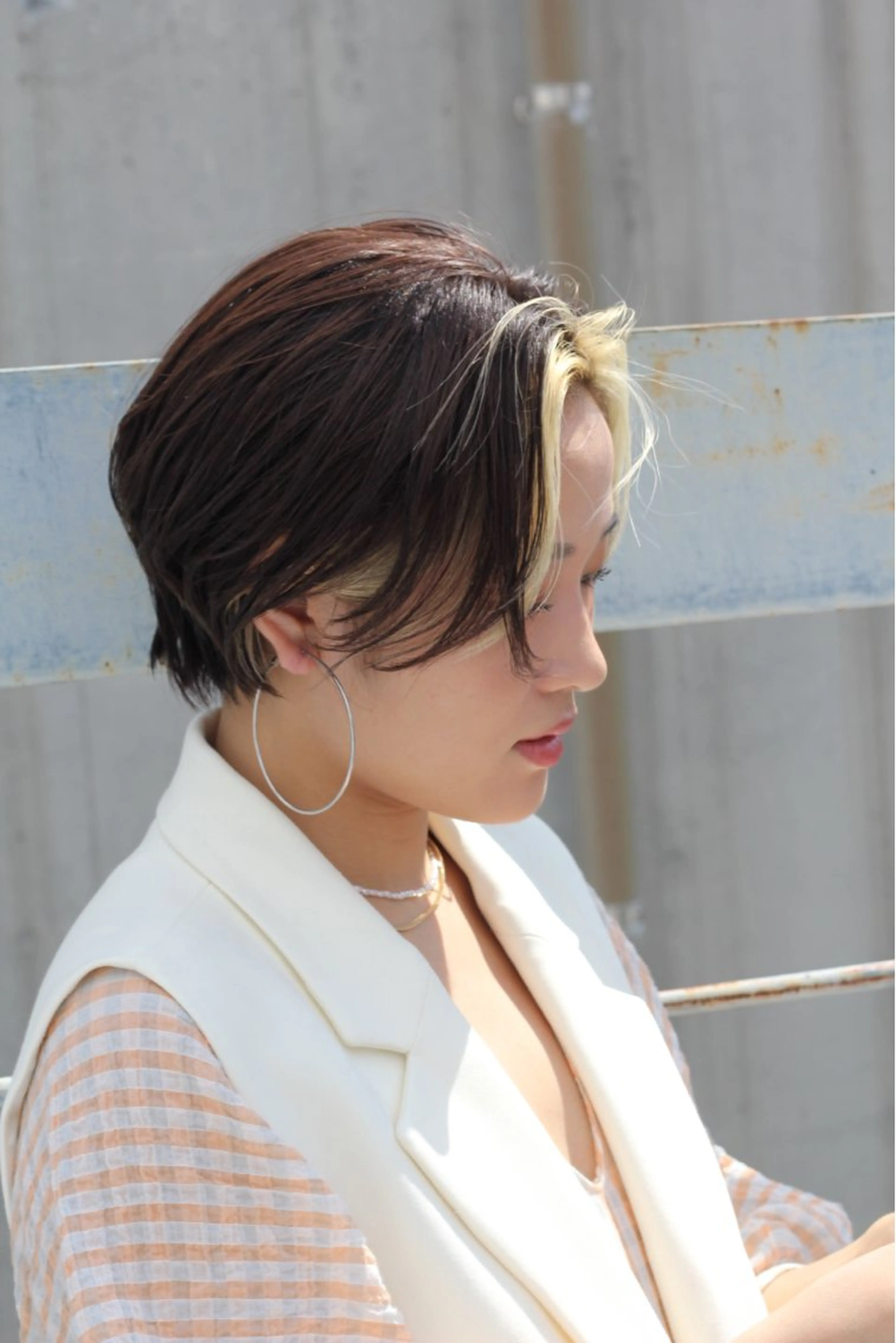 ショート カラー Ikeda Uのヘアスタイル