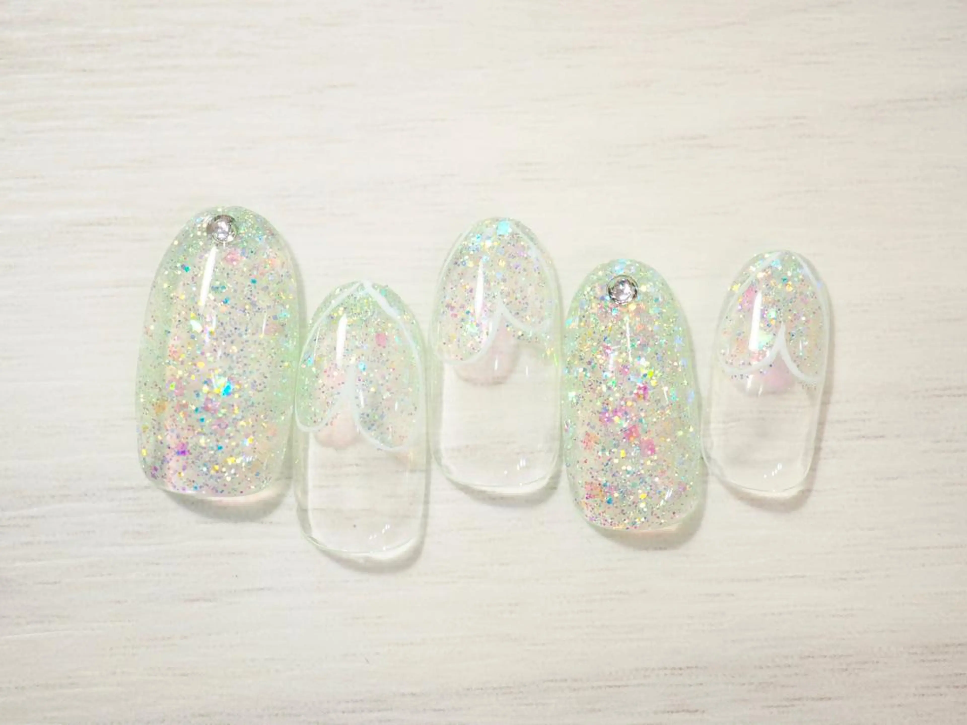 ネイル ハンドネイル トップネイリスト Ribbon立川店のネイルデザイン