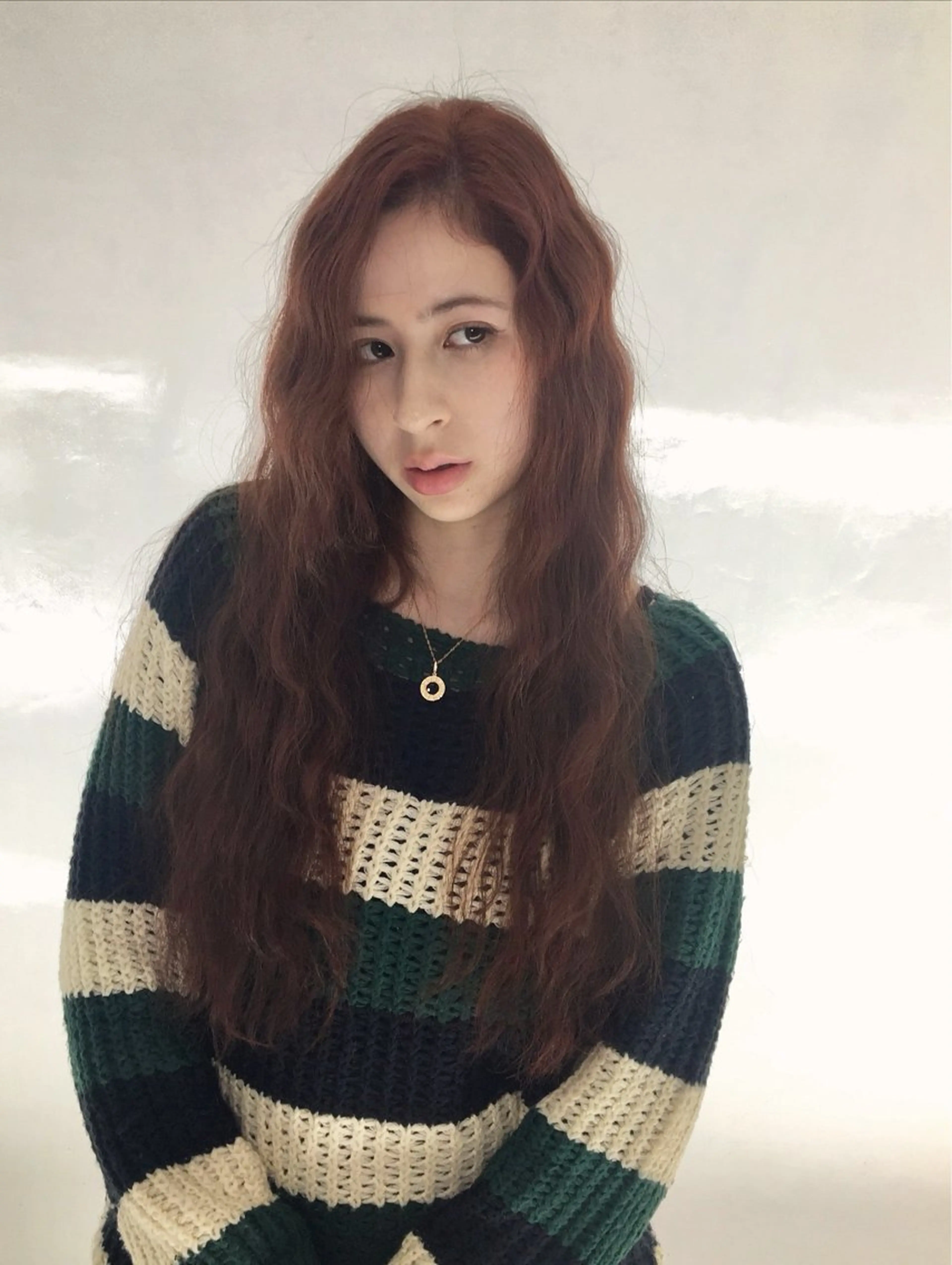 ロング カラー ブリーチ ブラウンカラー ブリーチなしカラー オレンジ オレンジブラウン ヘアカラー トリートメント Hanaka🐈‍⬛ 海外×ニュアンスのヘアスタイル