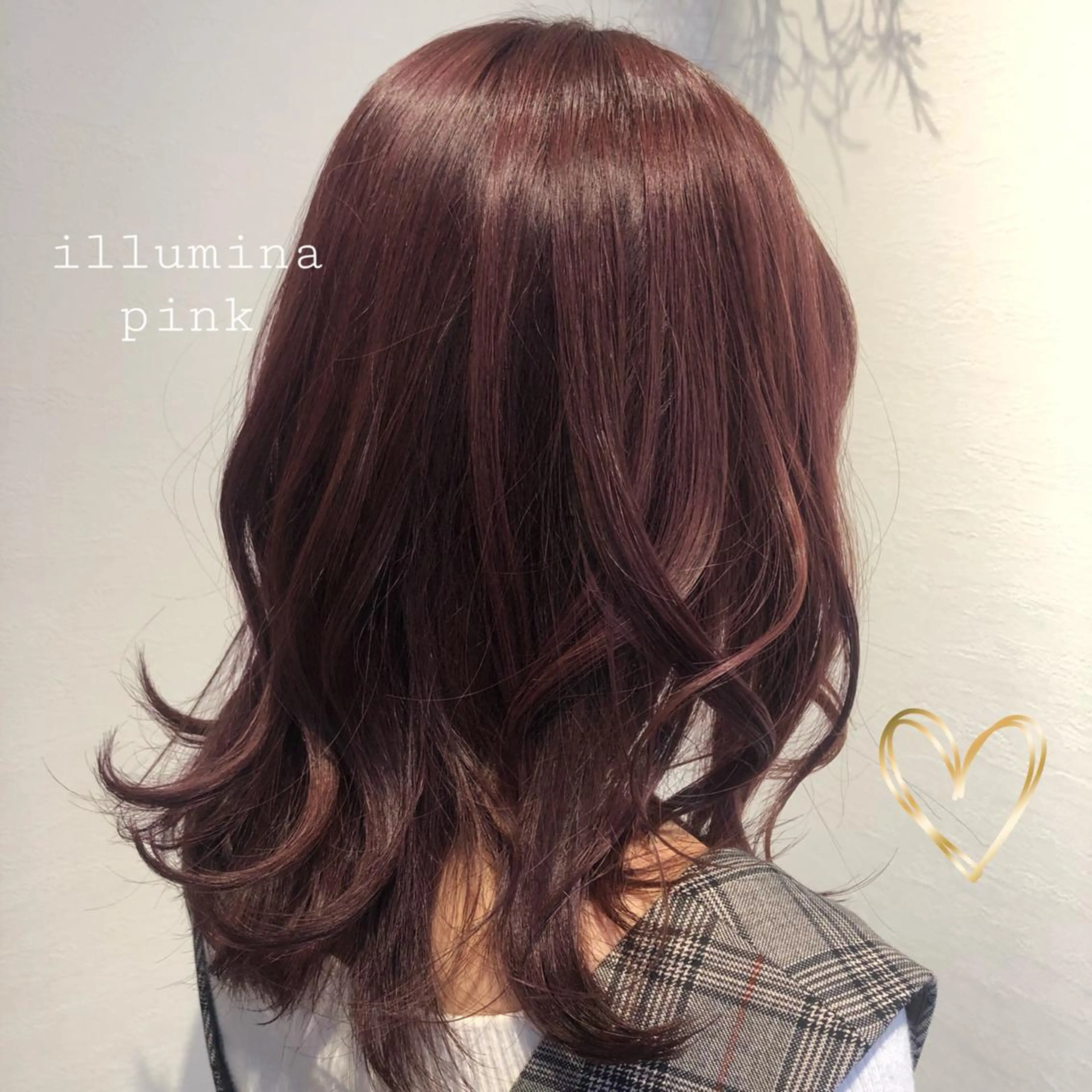 セミロング カラー イルミナカラー ピンクカラー ヘアカラー トリートメント 似合わせカラー✨人気 荻窪🌈川端風子のヘアスタイル