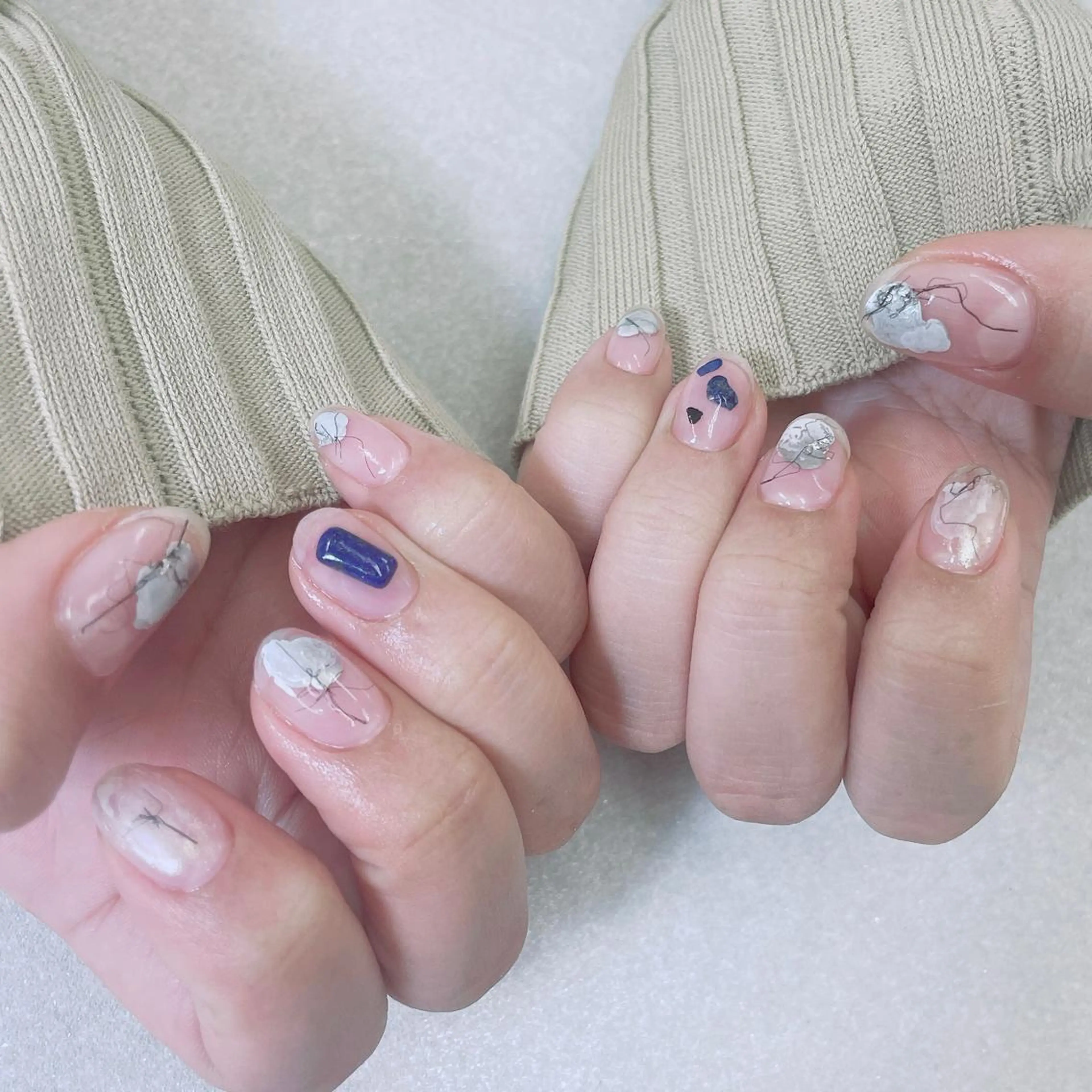 ネイル アートネイル ハンドネイル A85G ayakoのネイルデザイン