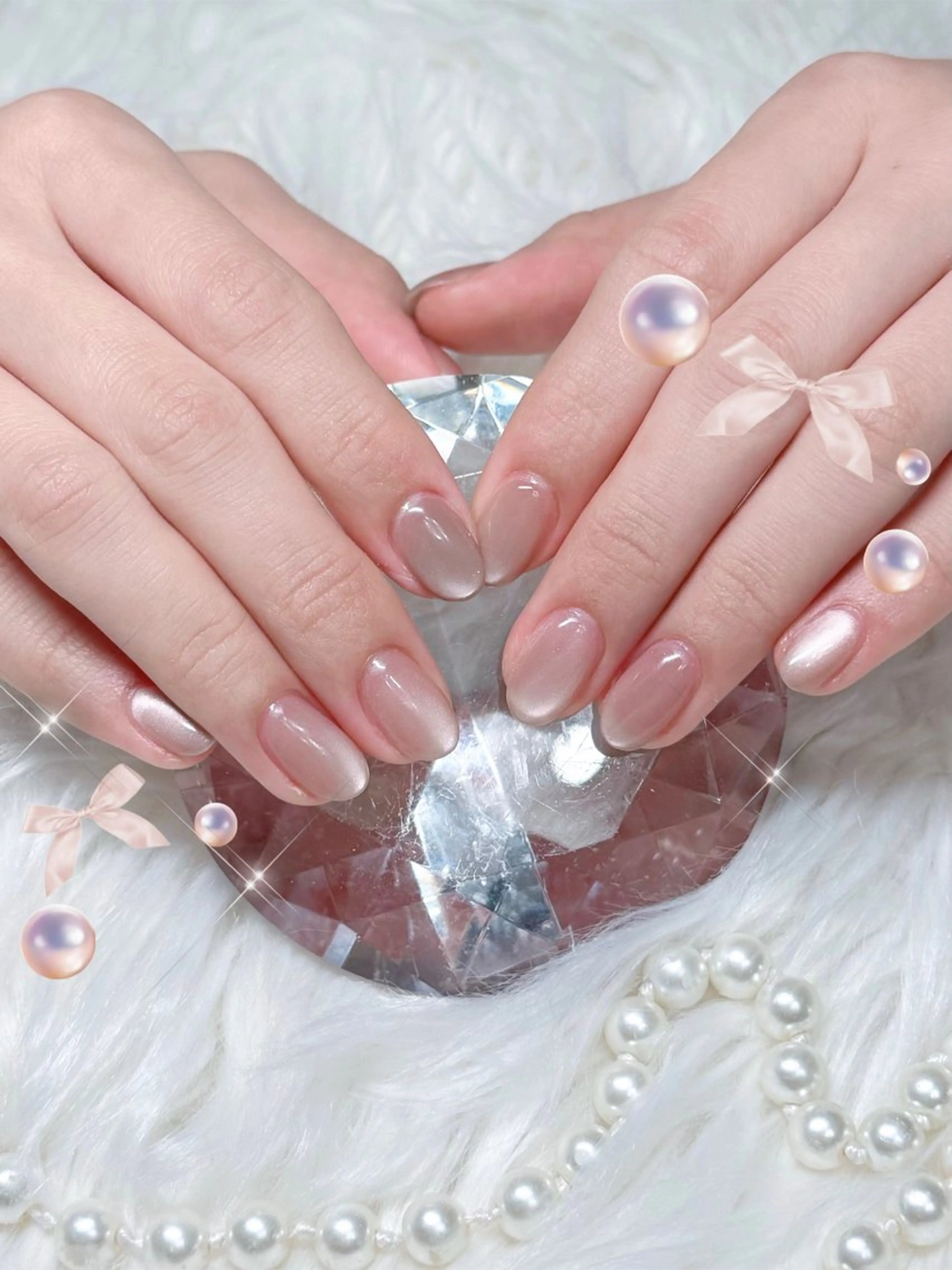 ネイル ハンドネイル ✩.*🎀 aoi🎀のネイルデザイン