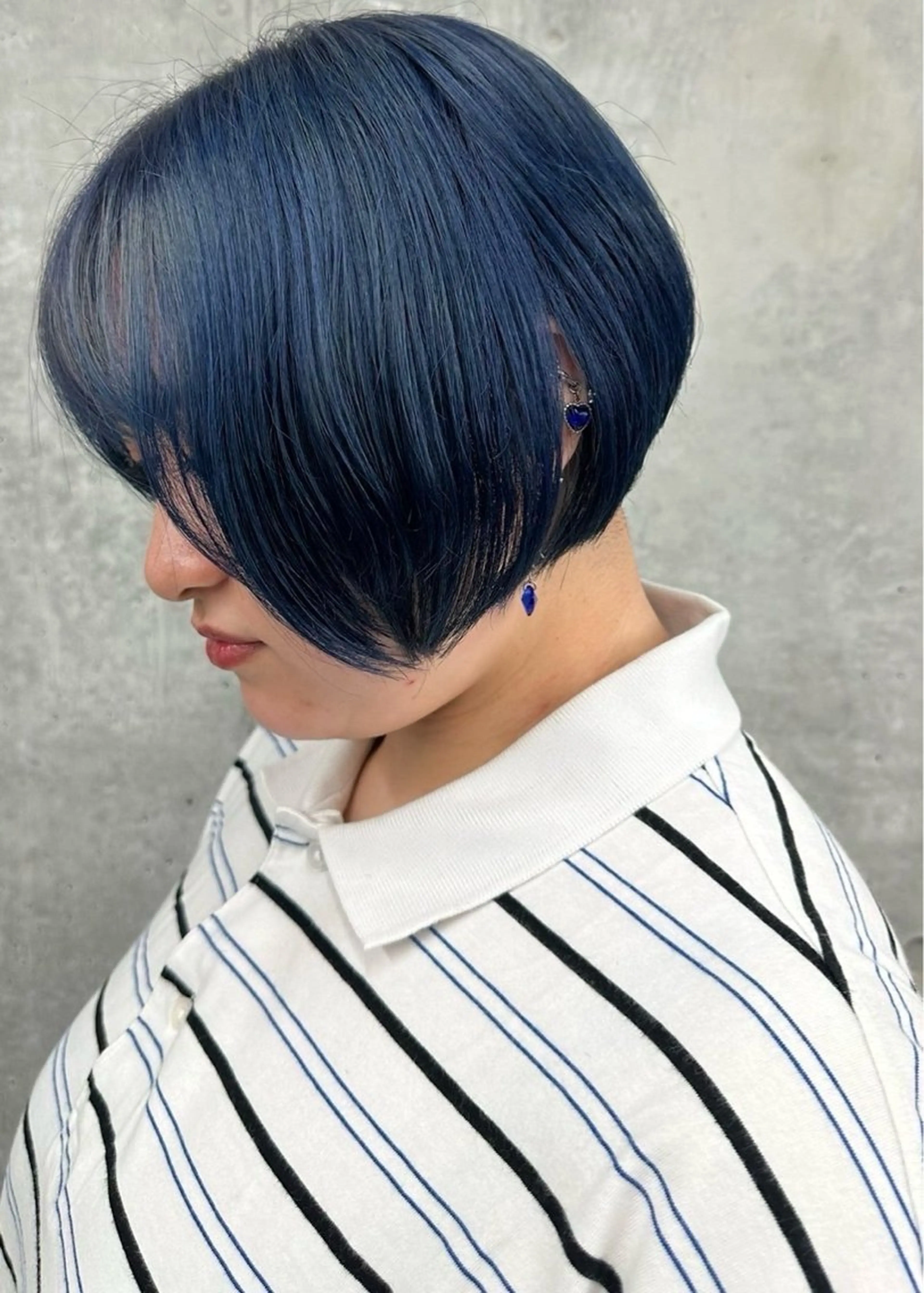 ショート カラー カット ヘッドスパ ボブ/ゆるふわ ボブパーマ/とういのヘアスタイル