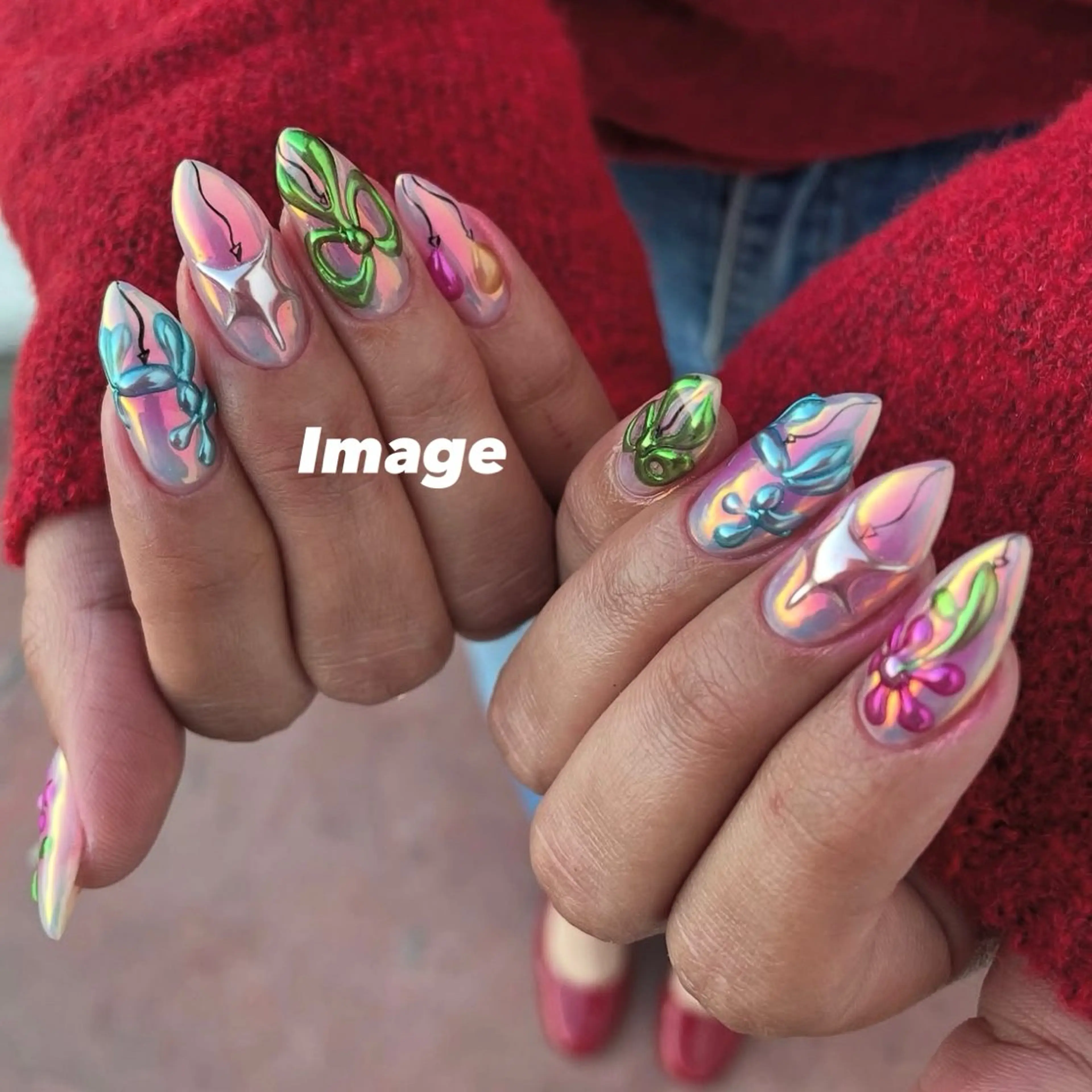 ネイル ロングネイル Nail salon Euphoriaのネイルデザイン