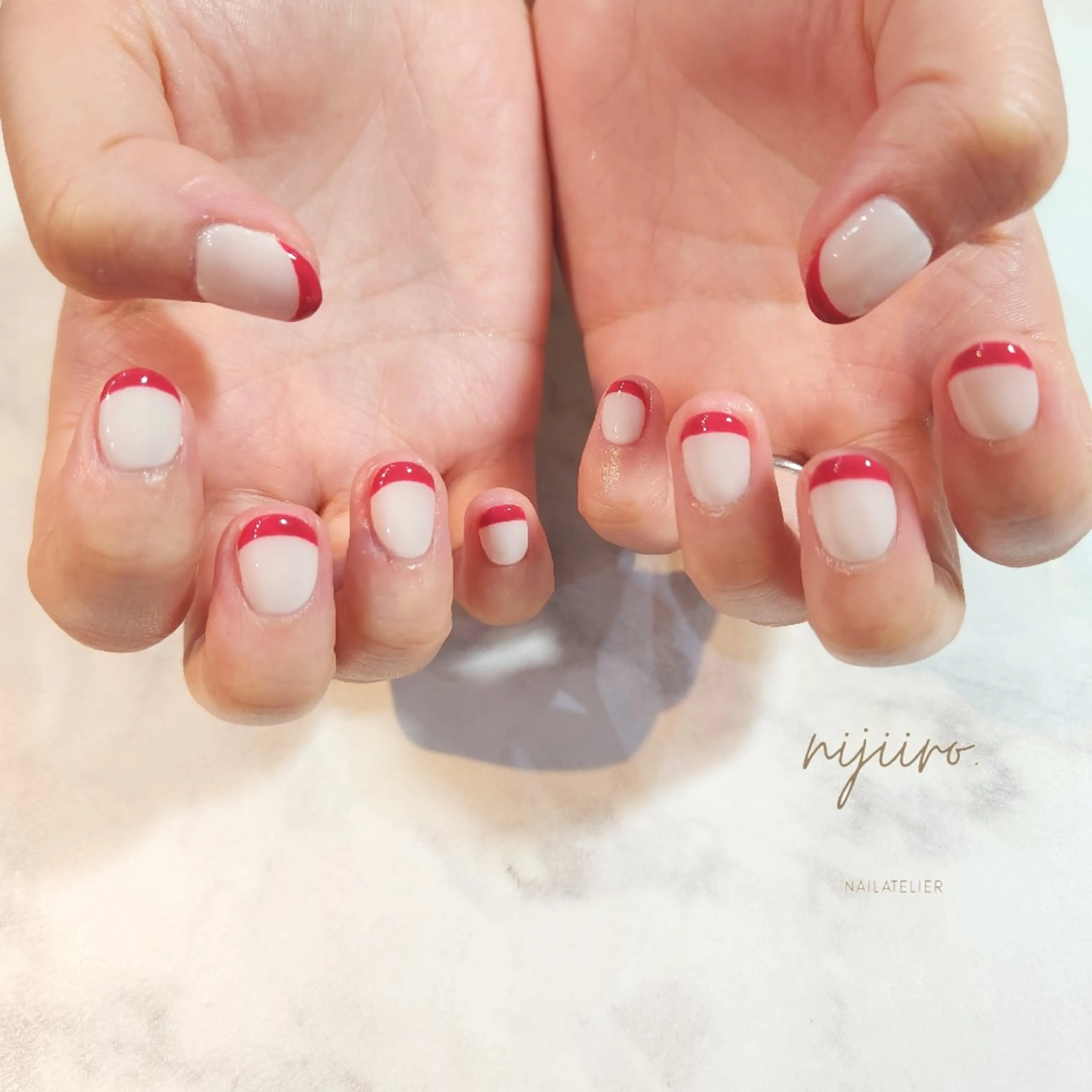 ネイル ハンドネイル nailatelier nijiiro.所属・nijiiro🌈 サトウのネイルデザイン