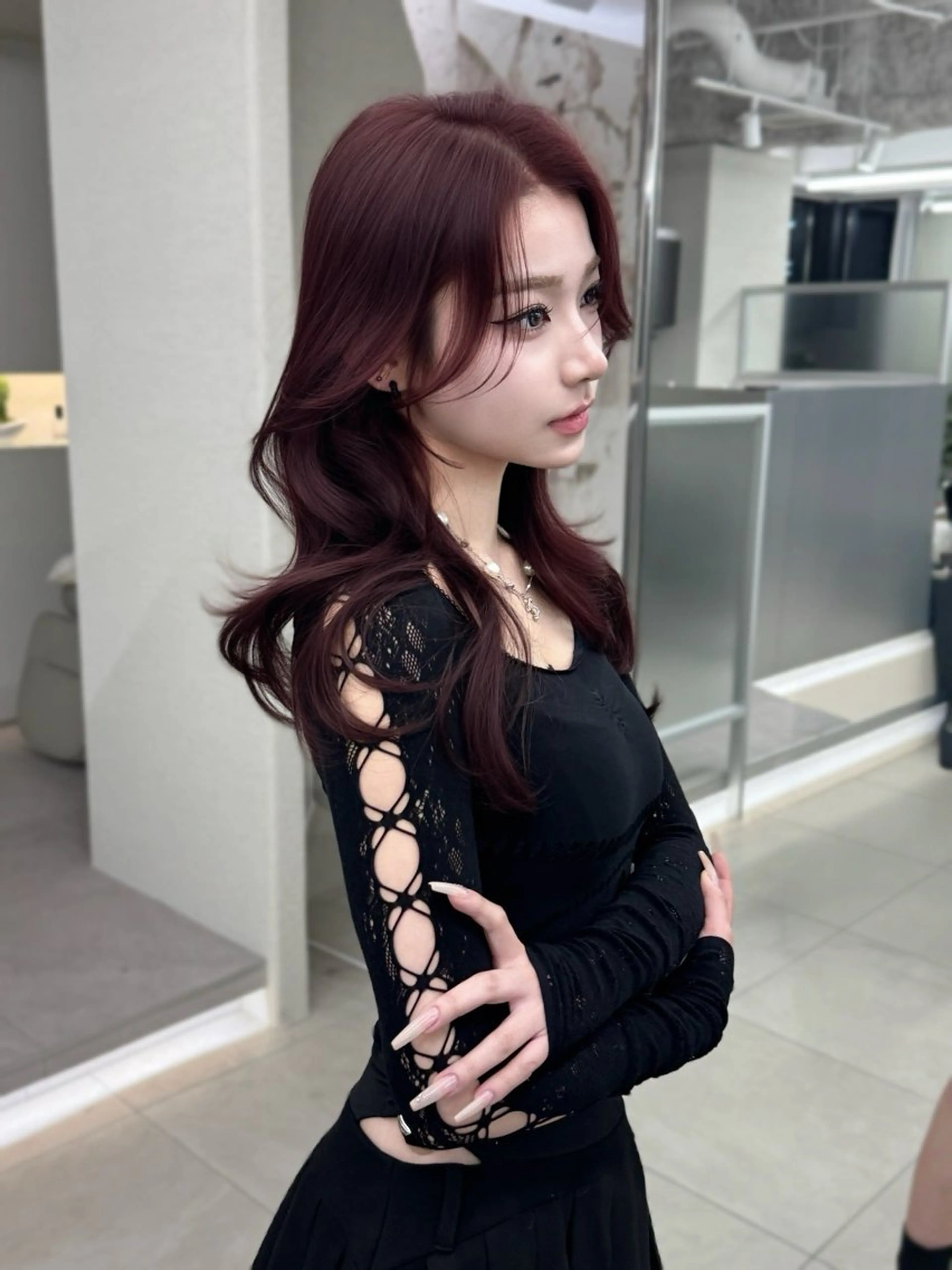 ロング カラー カット ヘアカラー トリートメント 栄美容師/kiti /ボブ/ケントのヘアスタイル