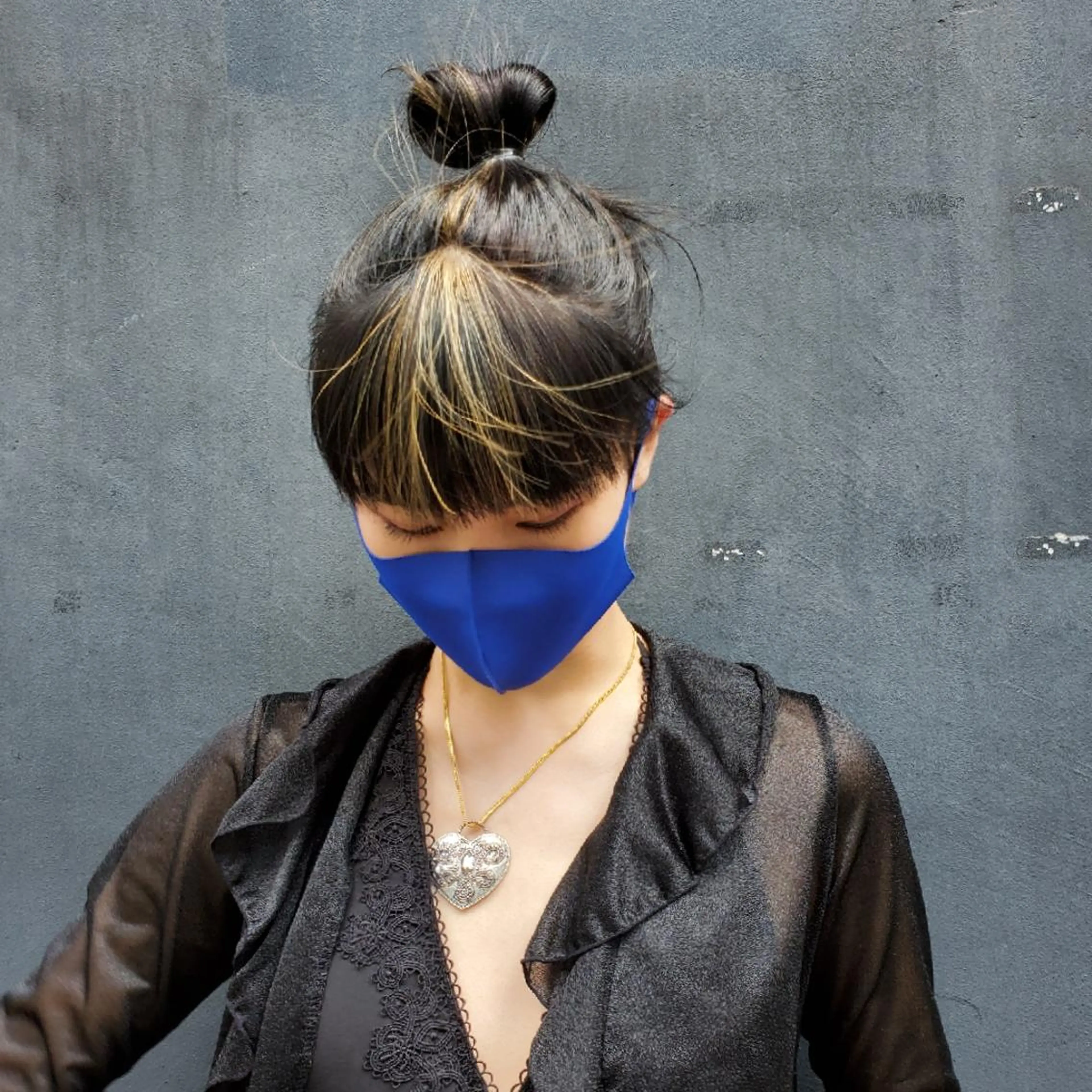 ミディアム ヘアアレンジ ハイライト 韓国風ヘア 韓国レイヤー　 suzuのヘアスタイル