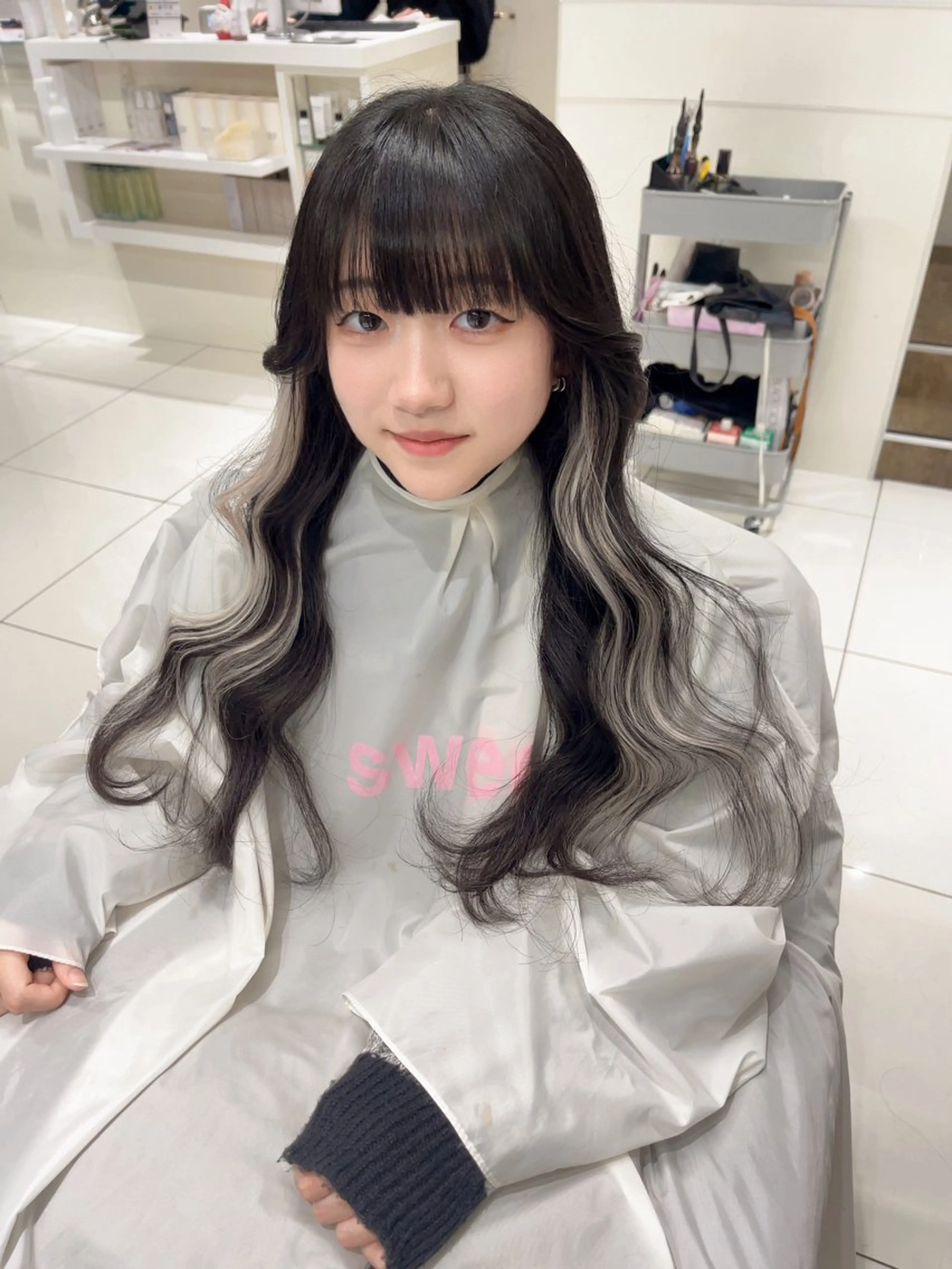 ミディアム エクステ エクステ りおな/髪質改善/ カラー /平尾のヘアスタイル