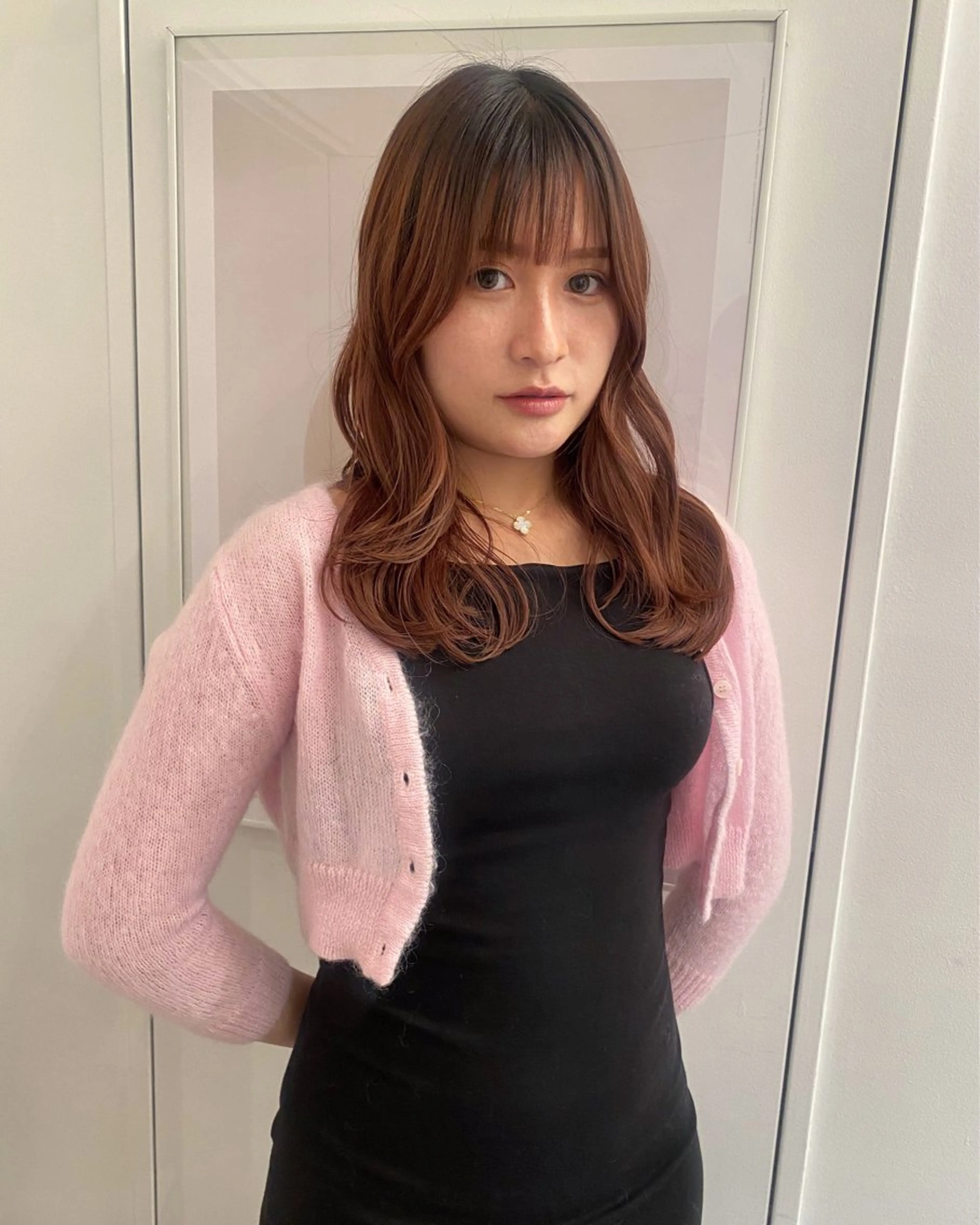 セミロング カラー トリートメント riria/ボブ /透明感カラー🎀のヘアスタイル