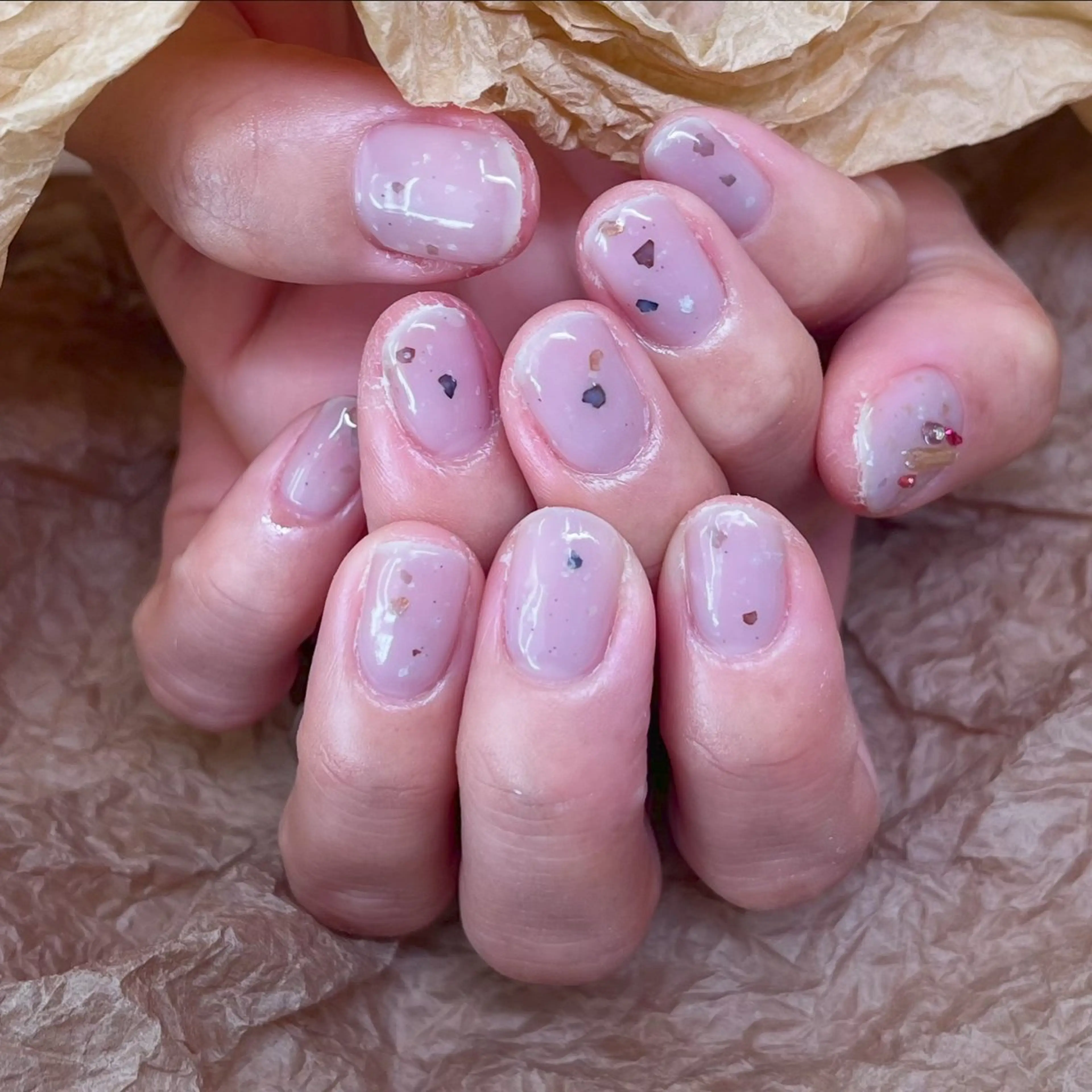 ネイル 持ち込み ワンカラーネイル ワンホンネイル ToliyDeliy Nail Salonのネイルデザイン