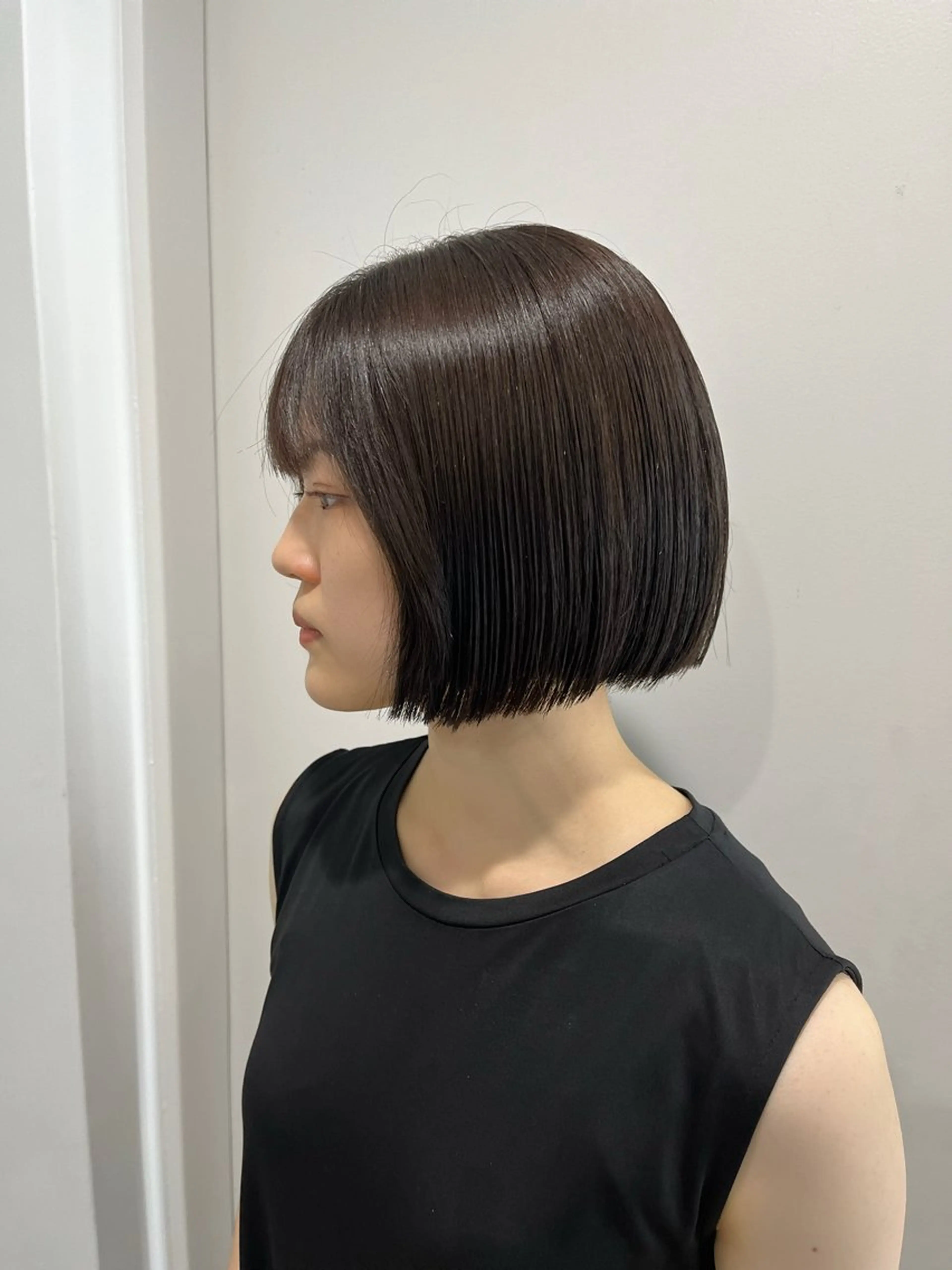 ショート ボブ 縮毛矯正/ハイトーン /パーマ/せき🧸のヘアスタイル