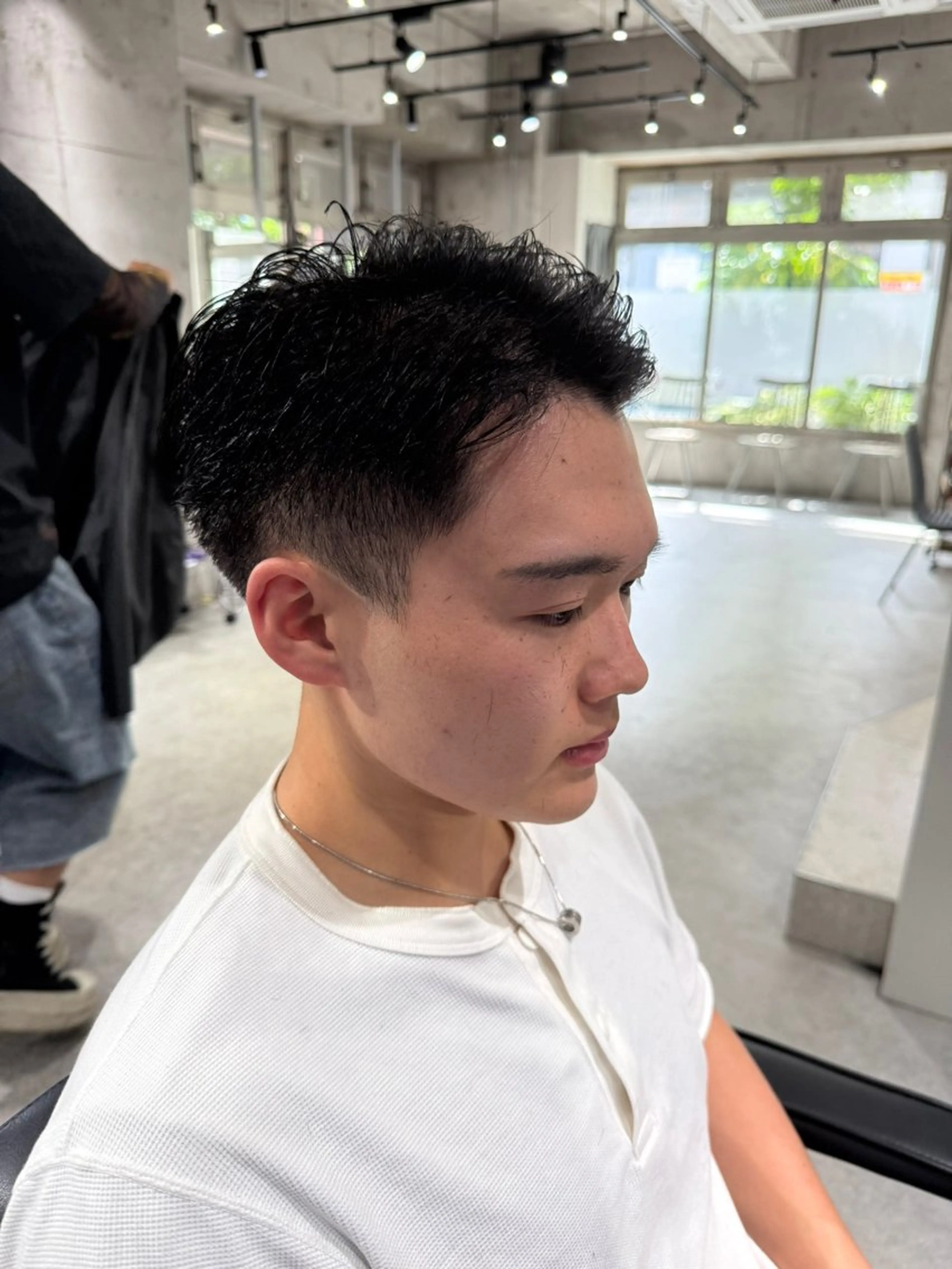 メンズ オールバック カット 布施メンズ特化美容師 秋山　涼のヘアスタイル