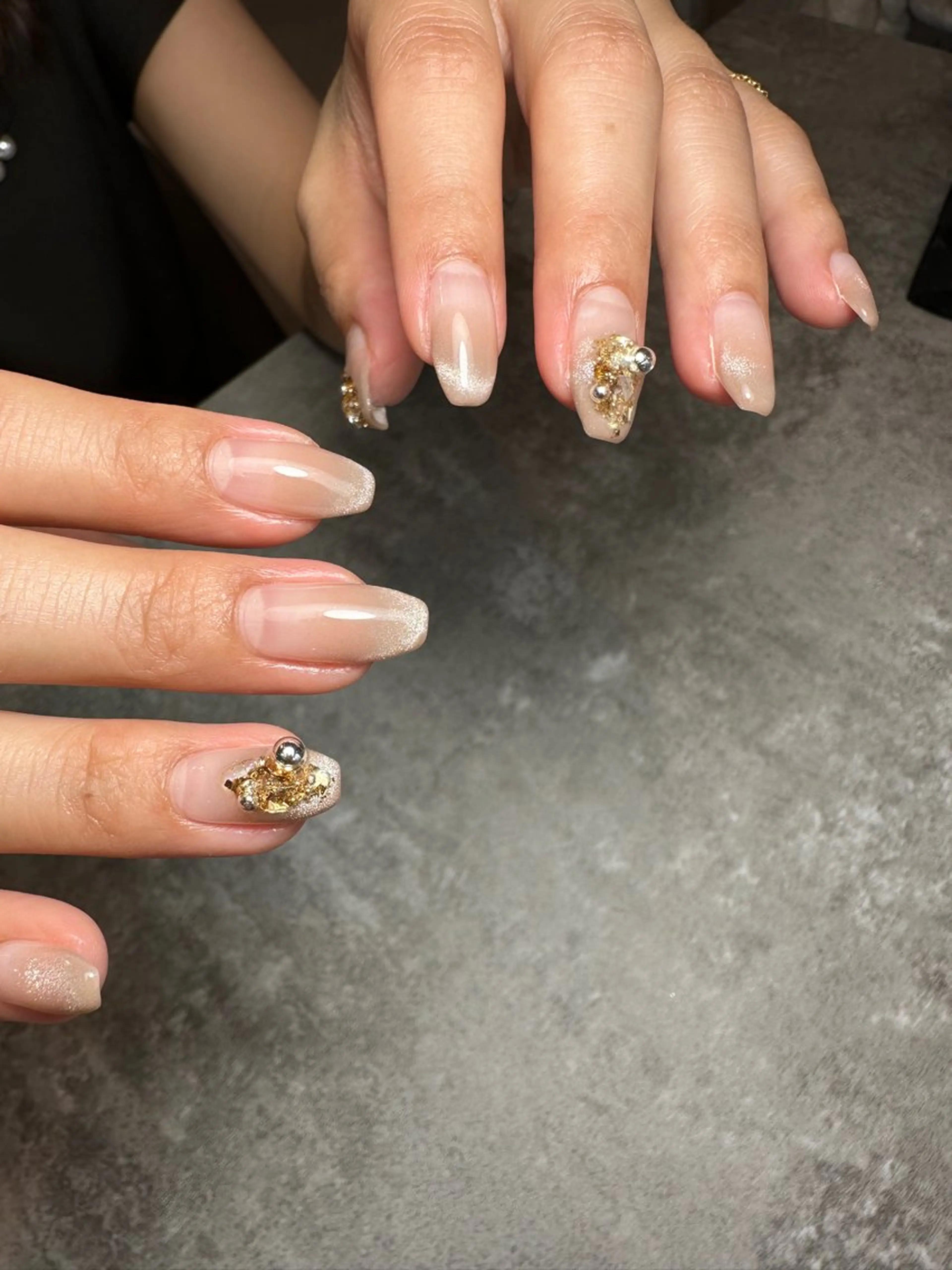 ネイル フレンチネイル マグネットネイル マグネットフレンチ NAIL'S MODAのネイルデザイン