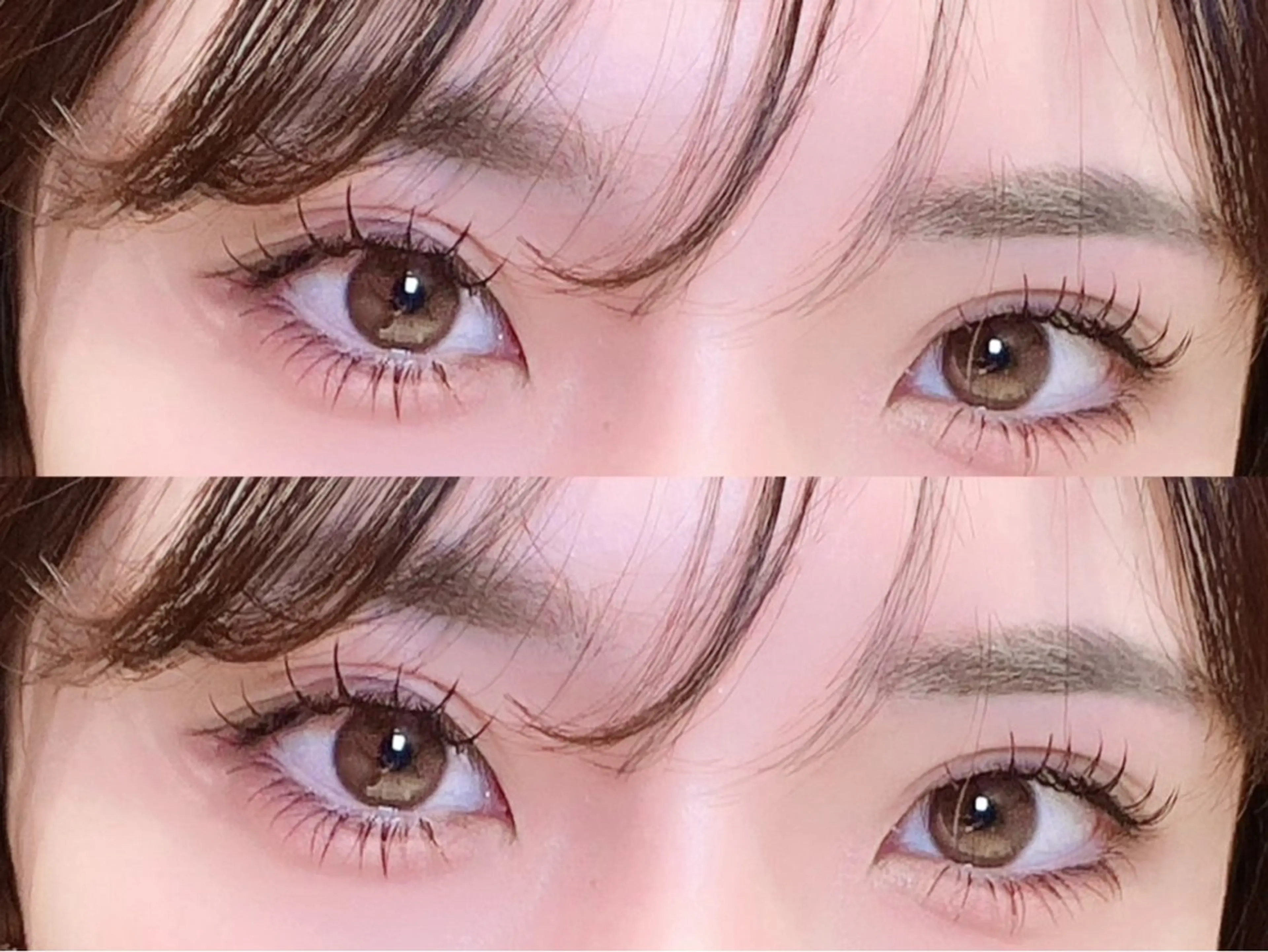 【LED上下マツエク】フラットラッシュ上100本+下30本(オフ+アイシャンプー)6000円の写真