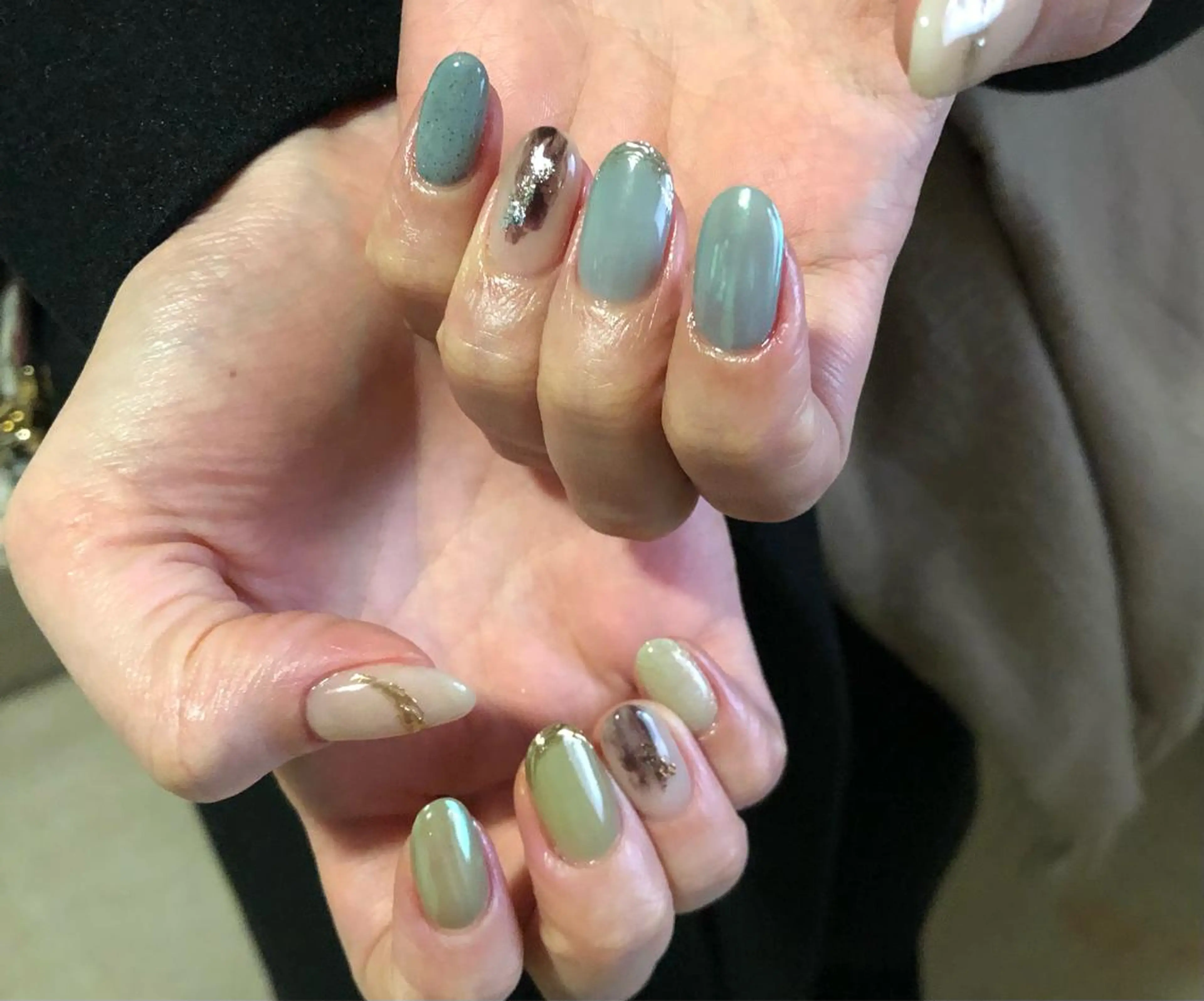 ネイル パラあり！フィルイン 美フォルムのネイルデザイン