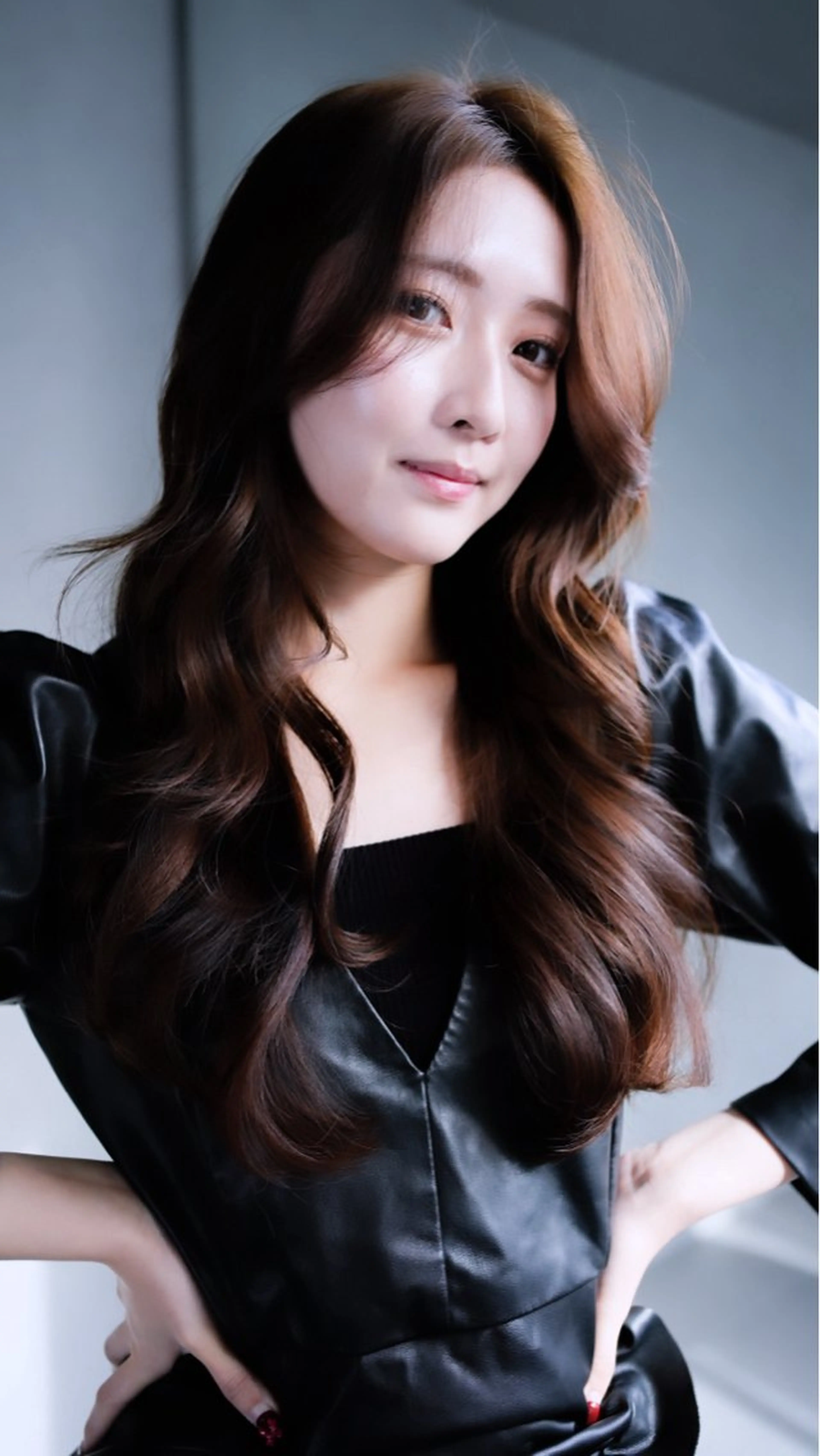 ロング パーマ 韓国風ヘア レイヤーカット カット パーマ 🍀美髪クリエイター 味田 雅宏🍀のヘアスタイル