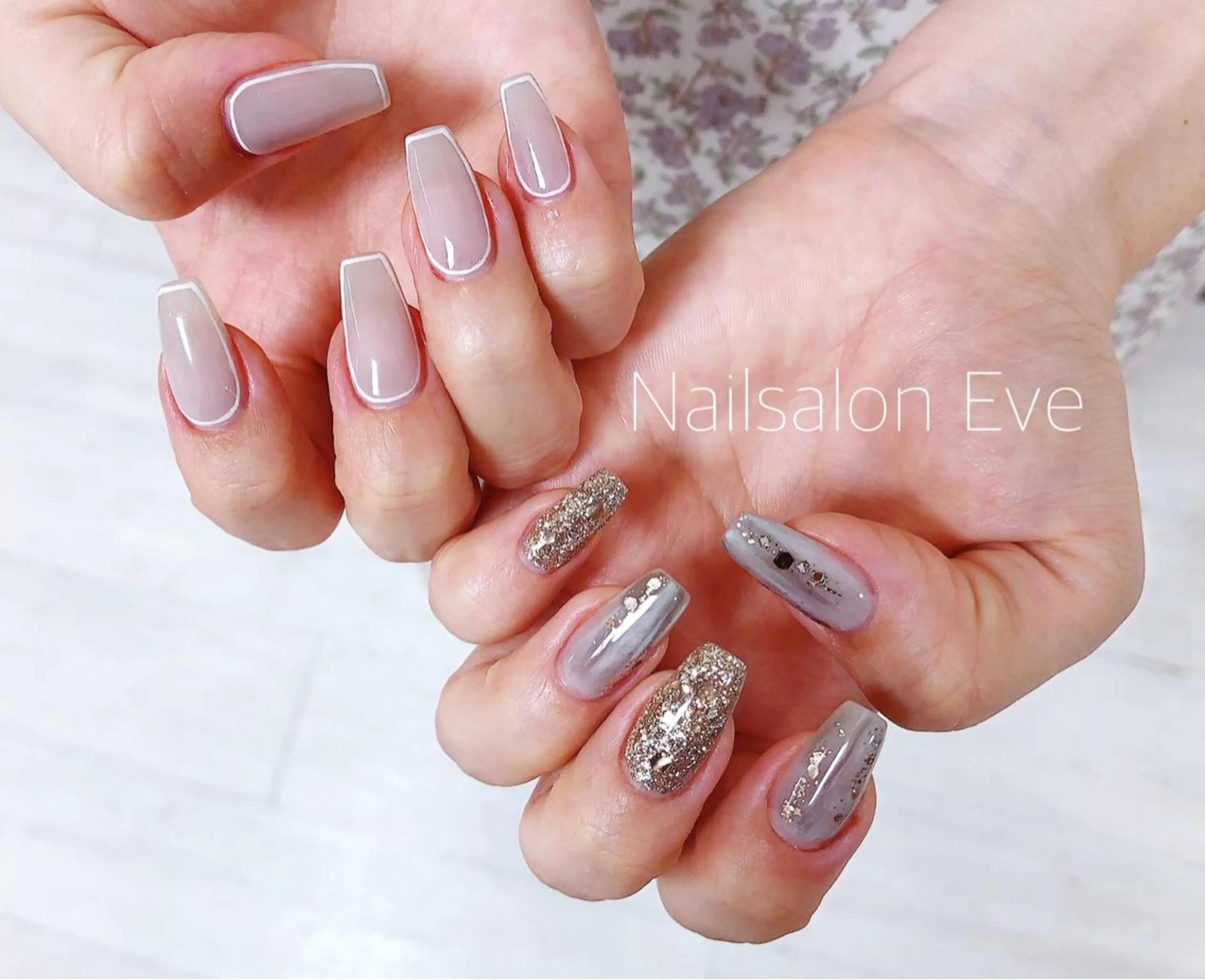 ネイル ニュアンスネイル ハンドネイル ハンドケア Nailsalon Eve（イヴ）のネイルデザイン