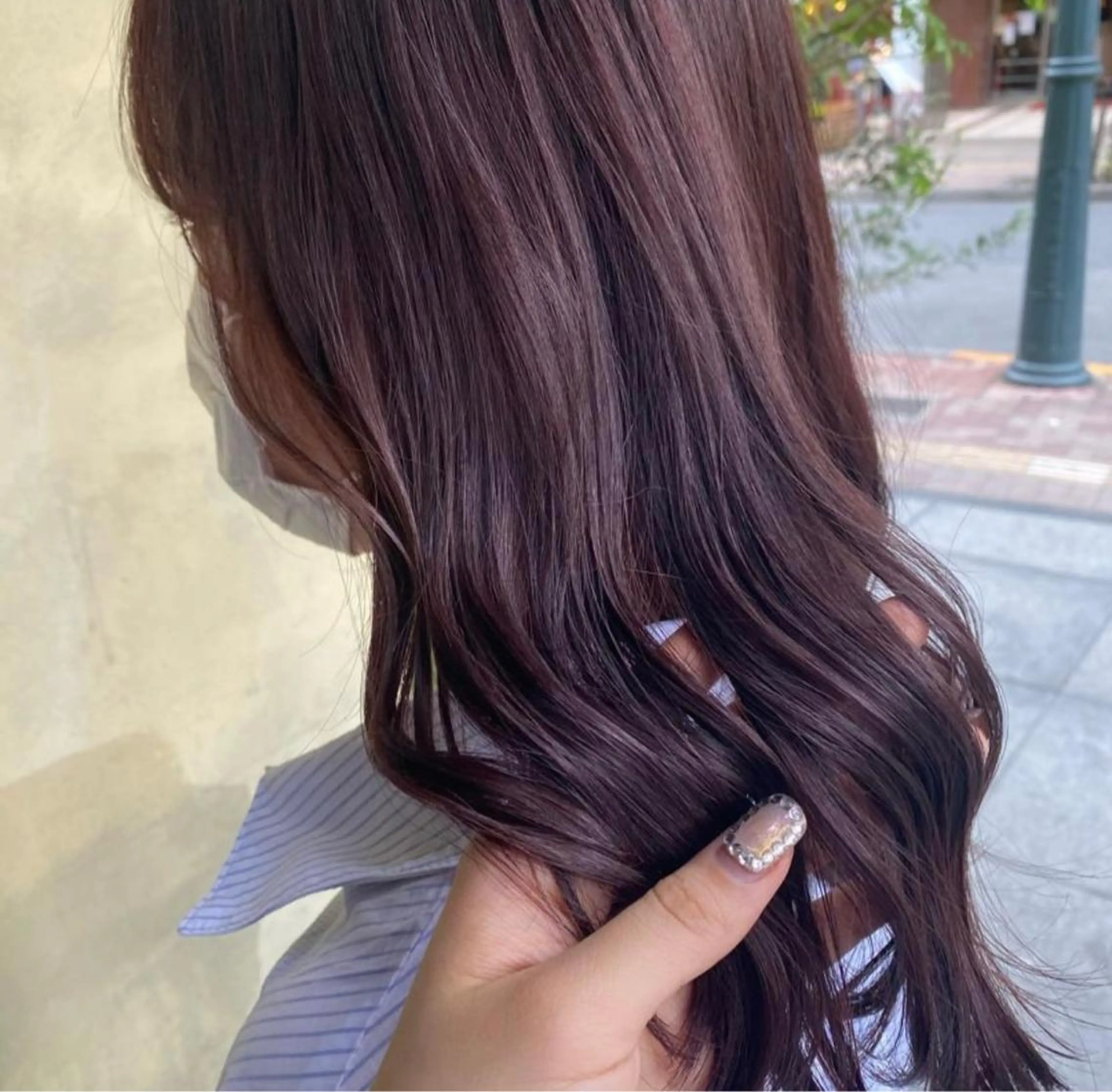 カラー ブリーチ ラベンダーカラー ブリーチなしカラー ピンクカラー ピンクラベンダー 個性派／中韓ネイル SAKURAのネイルデザイン