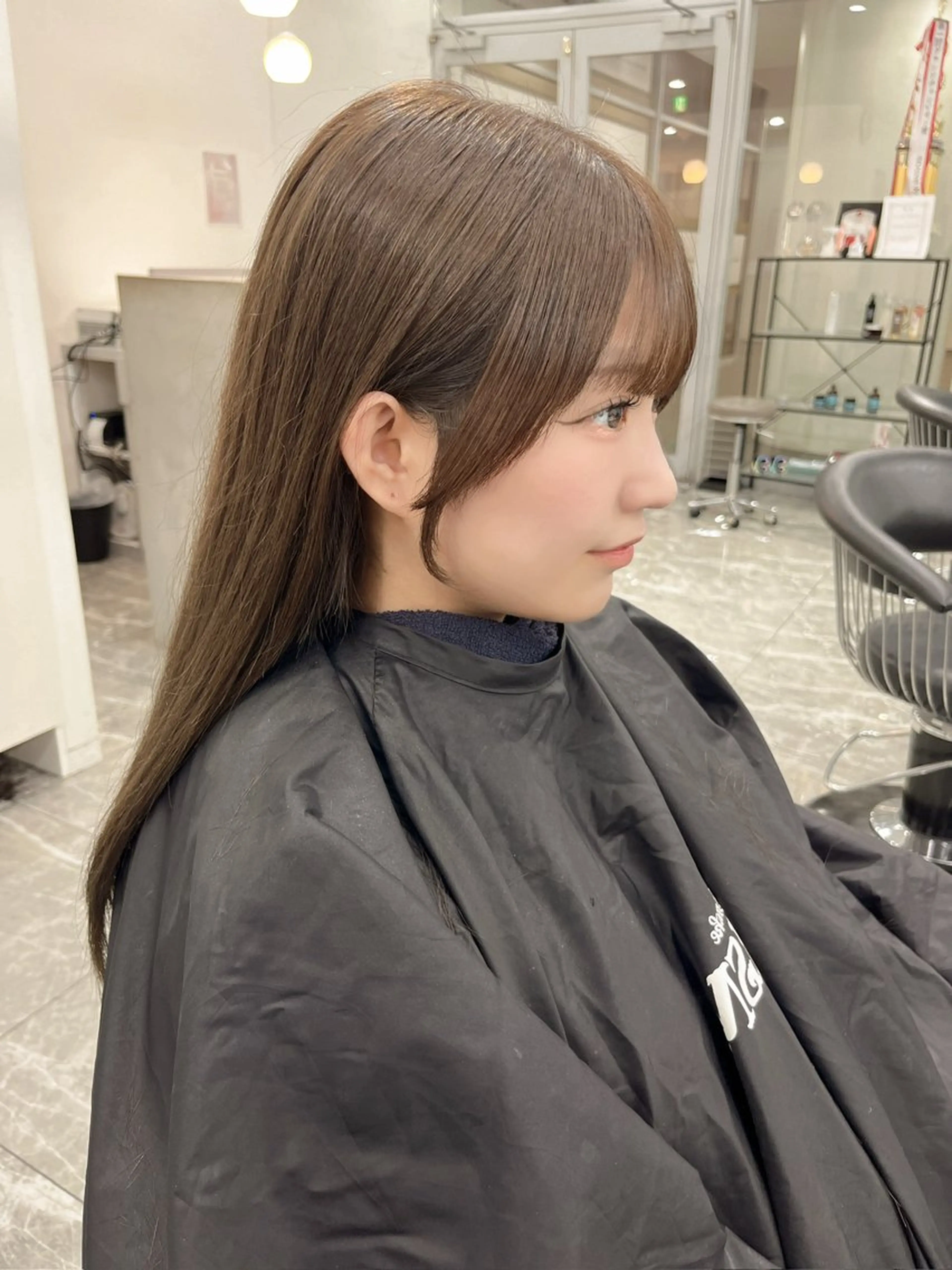 ロング MAO🖤レイヤー ／髪質改善カラーのヘアスタイル