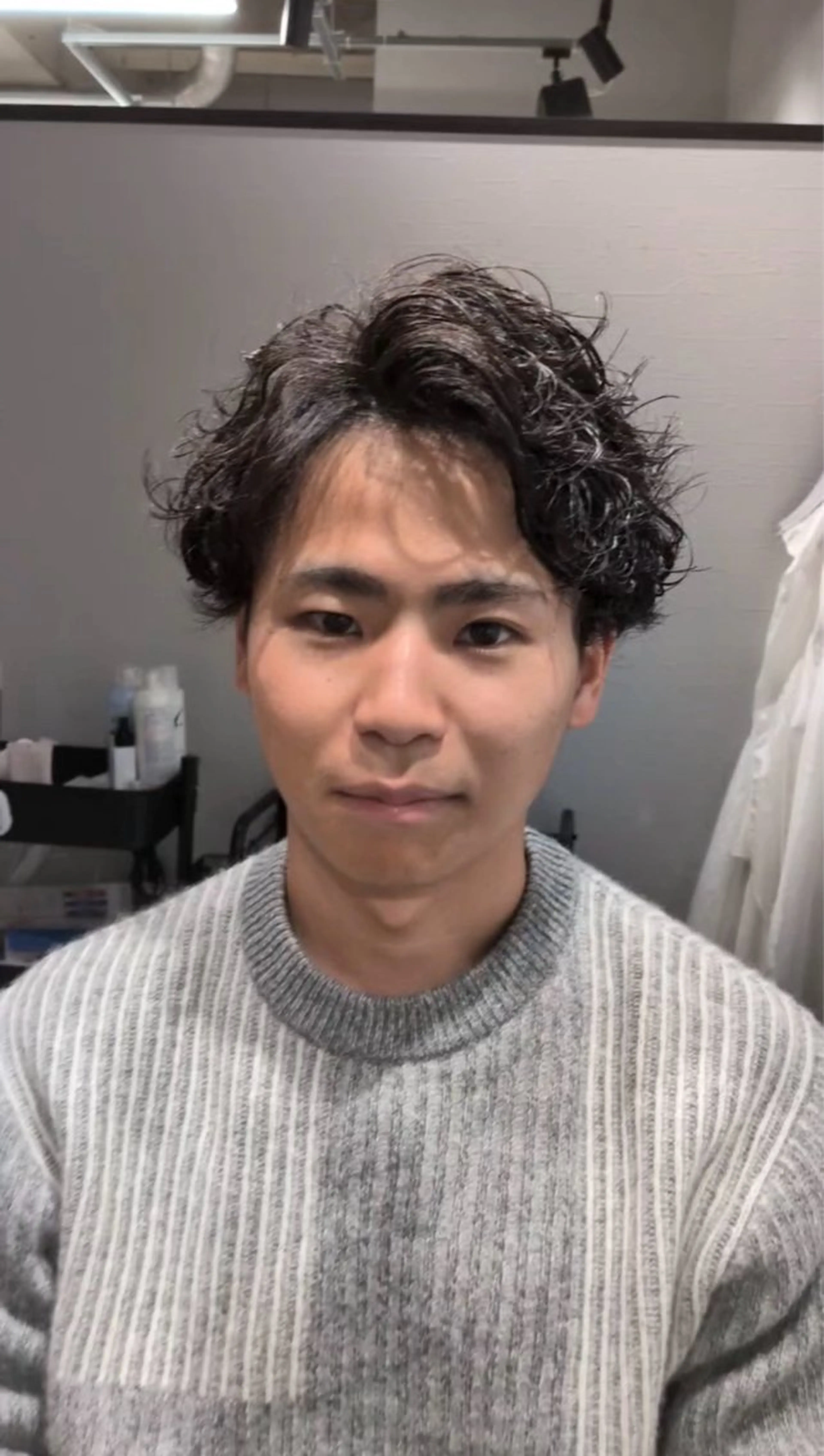 ミディアム カット パーマ 八乙女 Libreのヘアスタイル