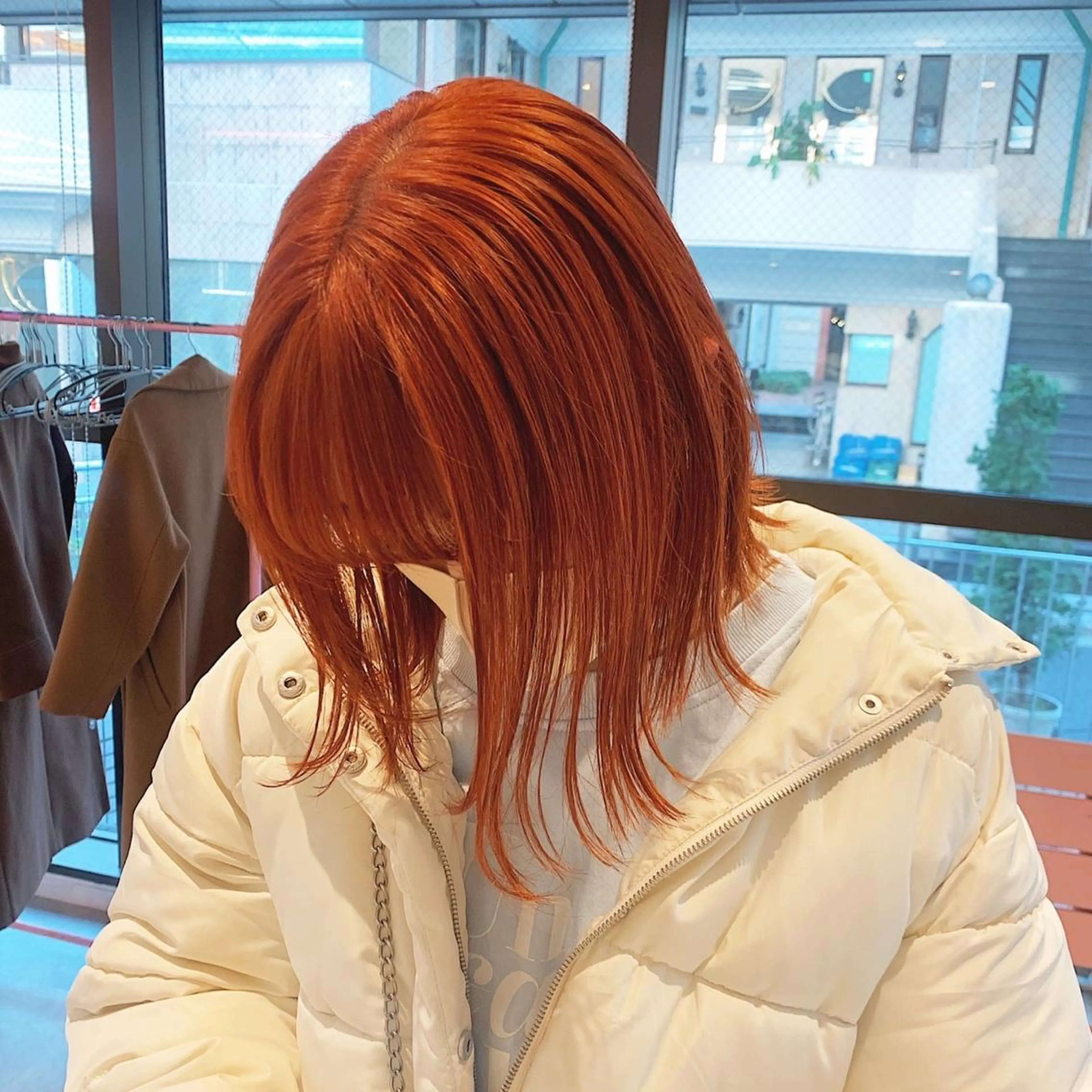 ショート カラー ヘアアレンジ ダブルカラー 阿久津真衣 似合わせカットのヘアスタイル