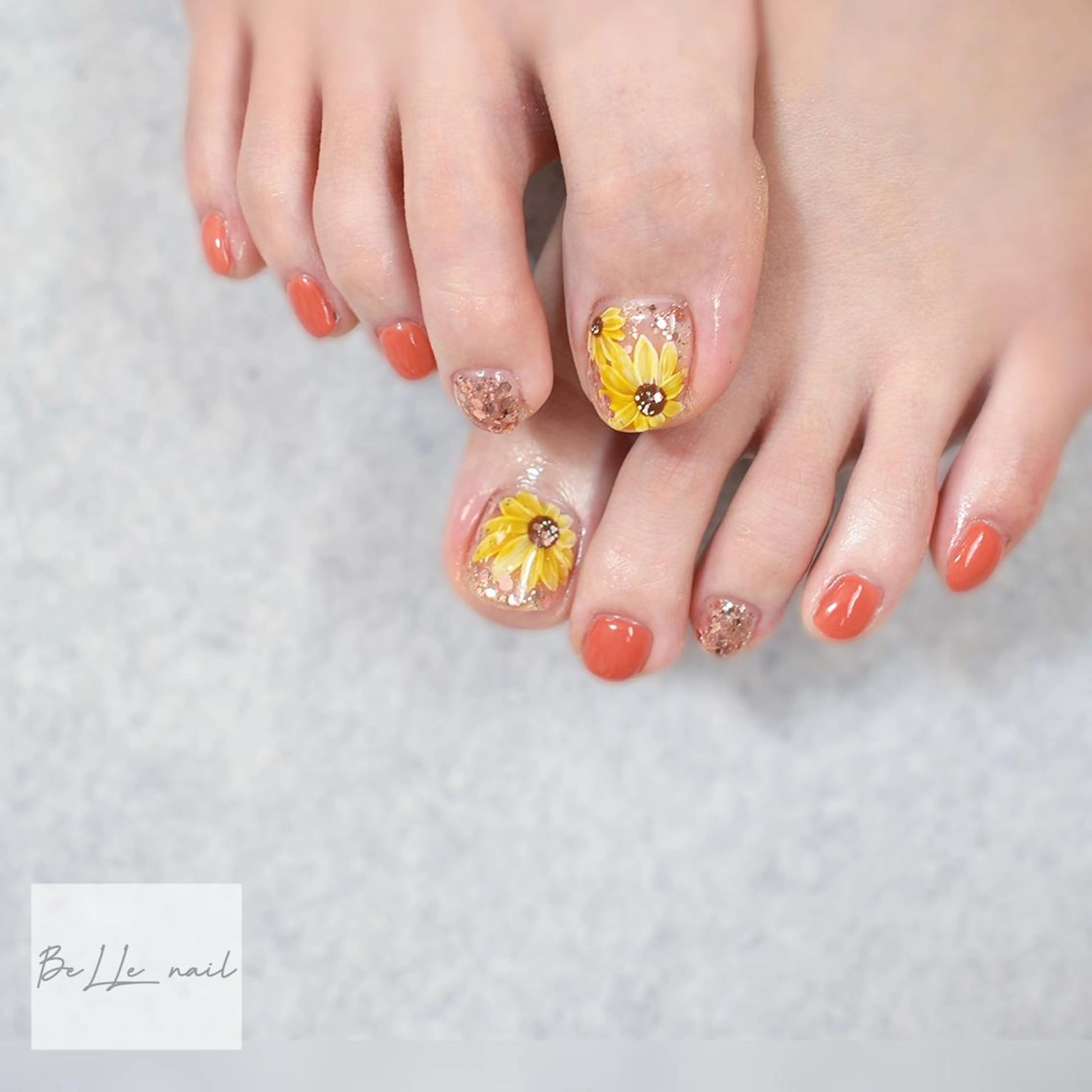 ネイル フットネイル BeLLe nailのネイルデザイン