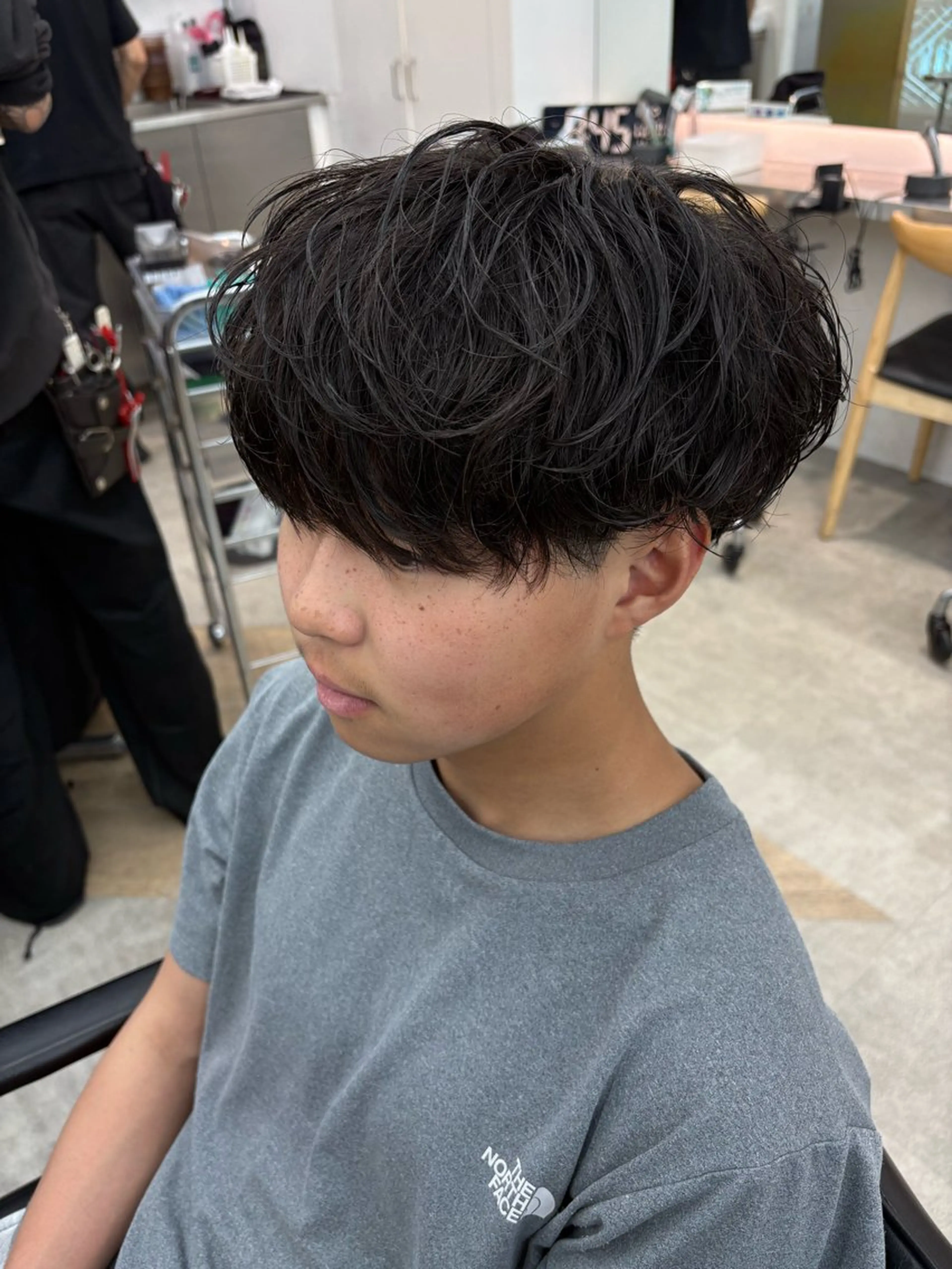 パーマ メンズ カット パーマ 🌀toa/波巻き✨ /メンズパーマ／栄のヘアスタイル