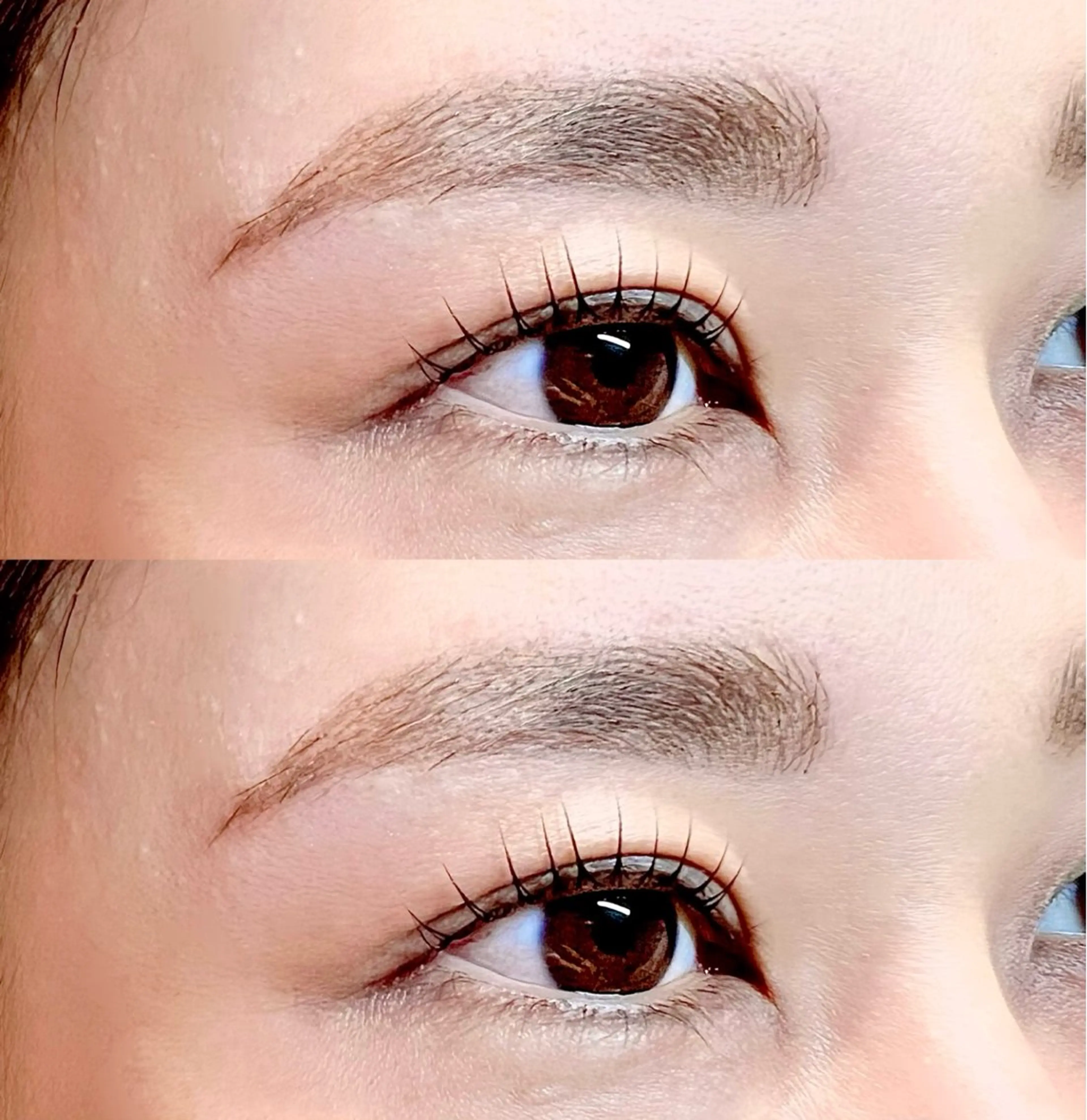 アイブロウ ハリウッドブロウリフト マツパ 🪞理想のお目元に ✨meache🎠のマツエク・マツパデザイン