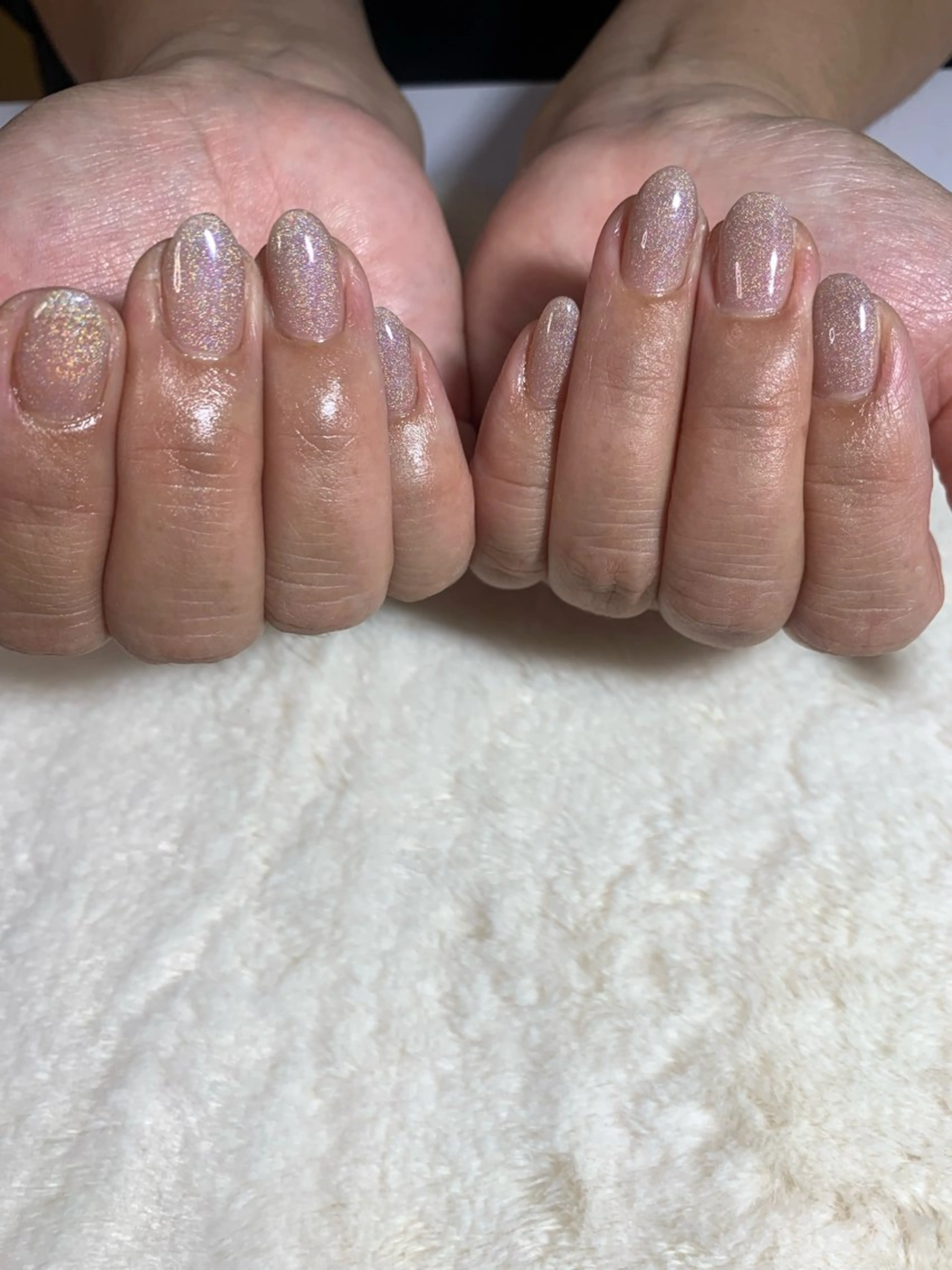 ネイル キラキラネイル マグネットネイル シンプルネイル ハンドネイル Coconail 恭子のネイルデザイン