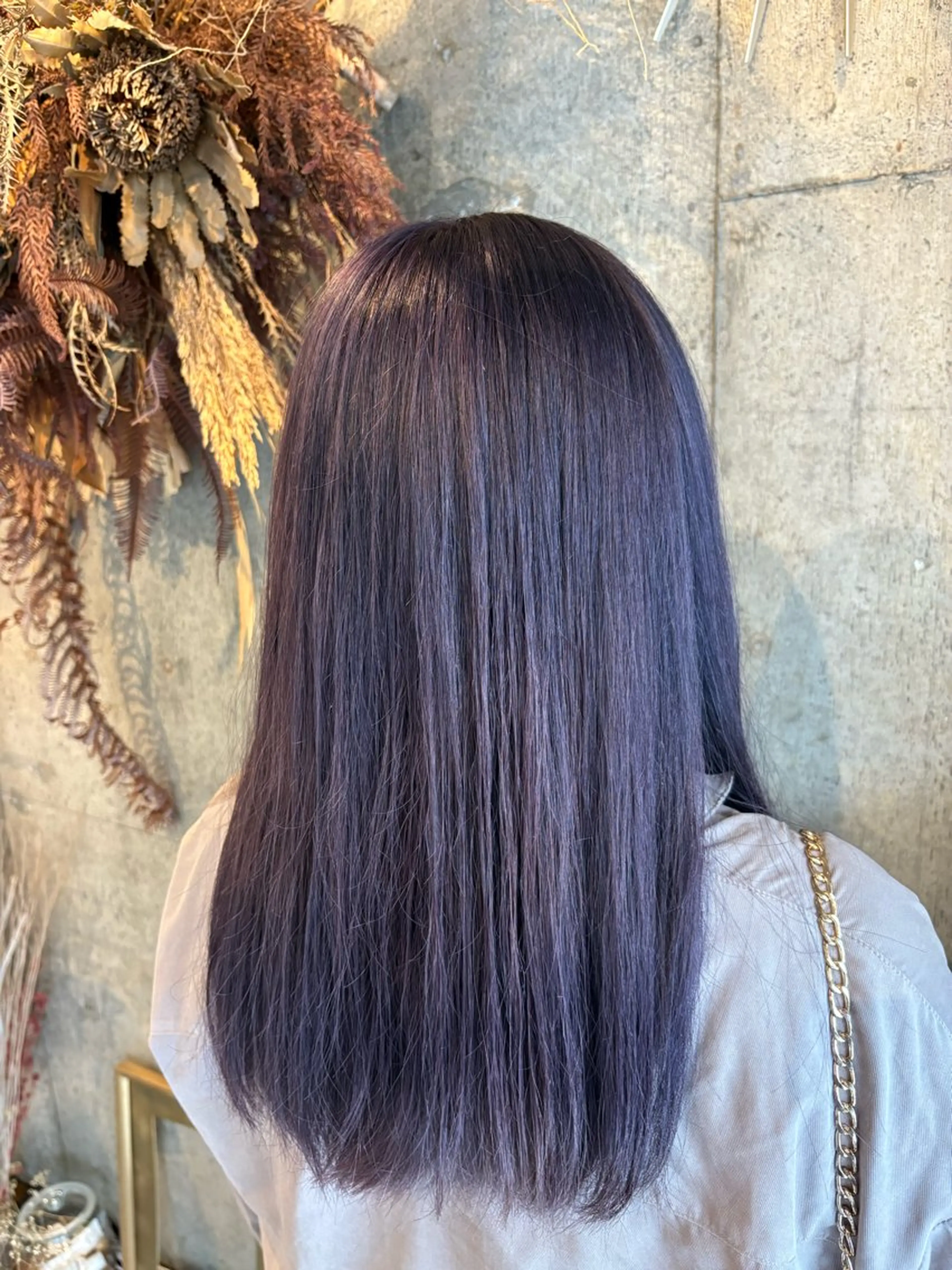 ロング パープルカラー ヘアカラー I'sm KOUSAKUのヘアスタイル