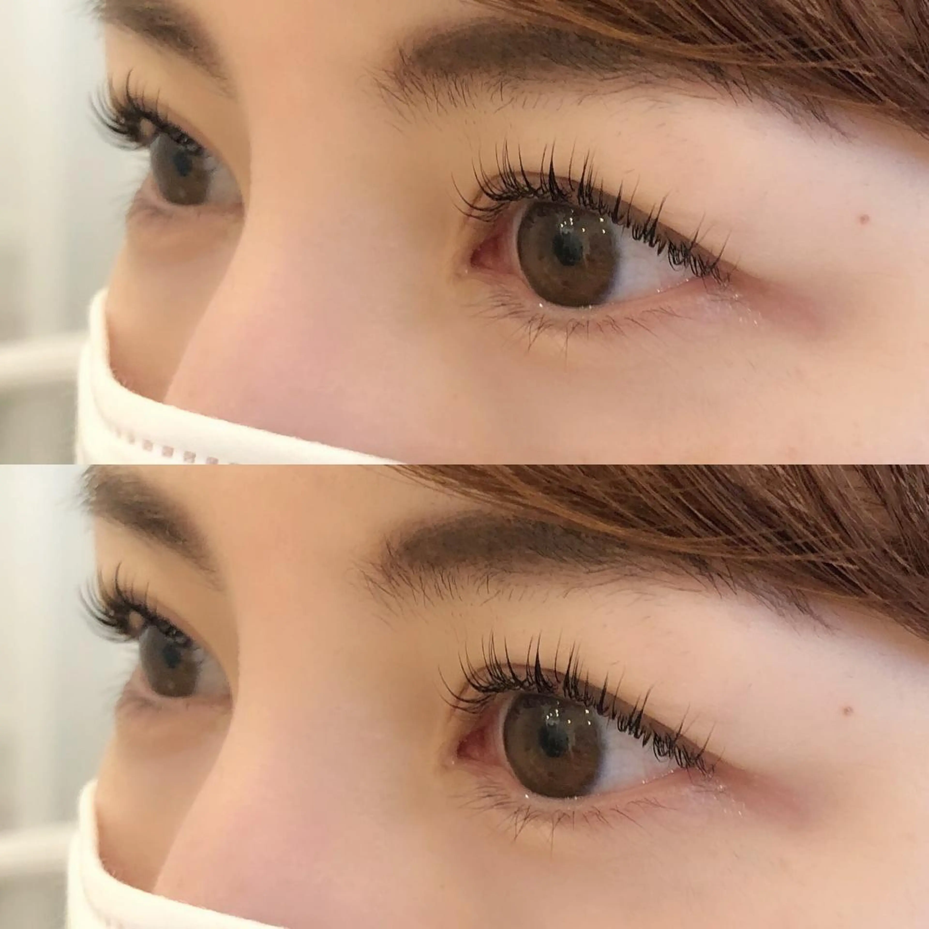 マツエク・マツパ フラットラッシュ パリジェンヌラッシュリフト まつげパーマ 下まつげエクステ 一重×まつ毛パーマ マツパ Riho/博多/ まつげパーマ/LEDのマツエク・マツパデザイン