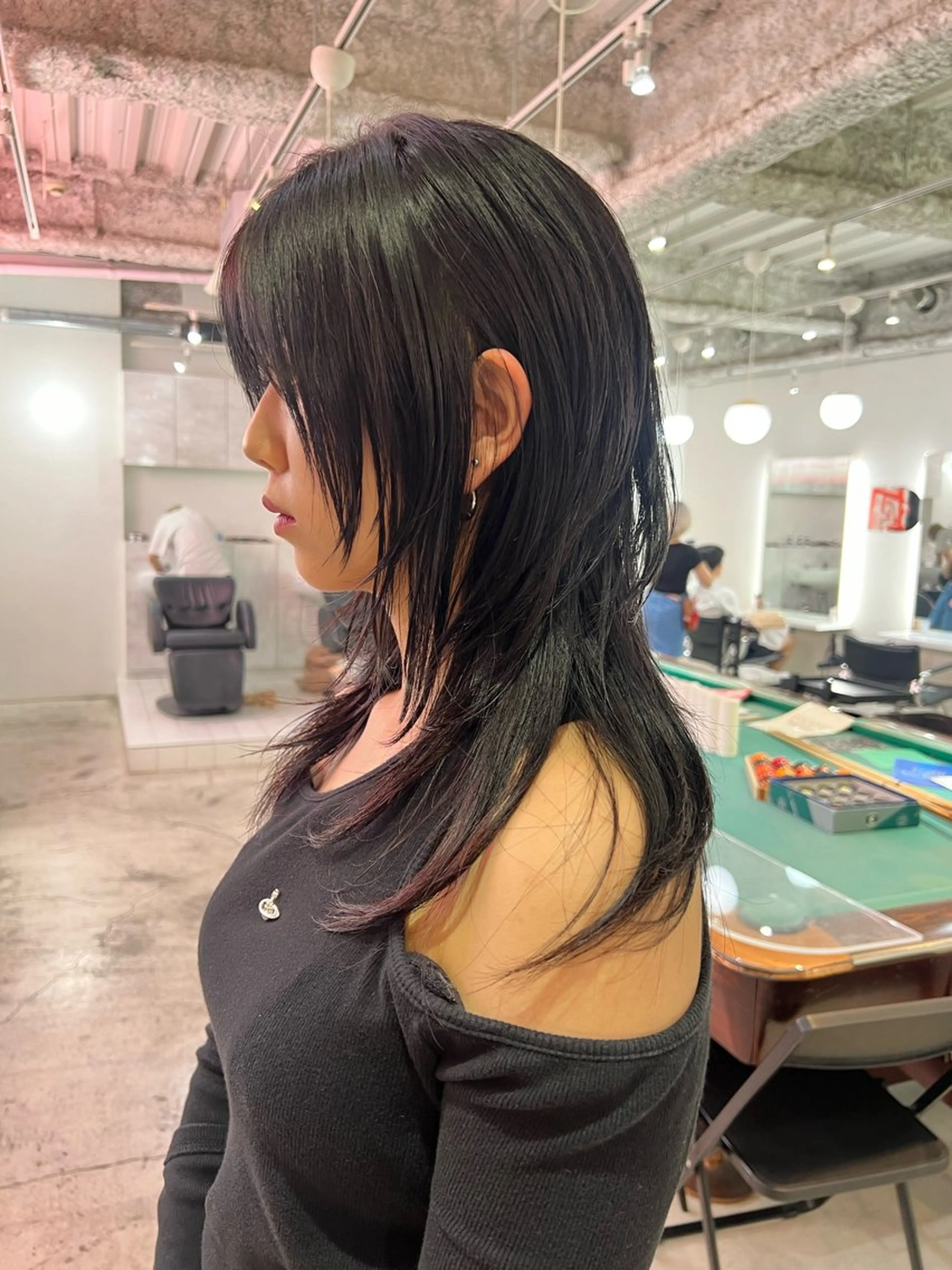 ミディアム カット 💥ウルフカット デザインあんな💥のヘアスタイル