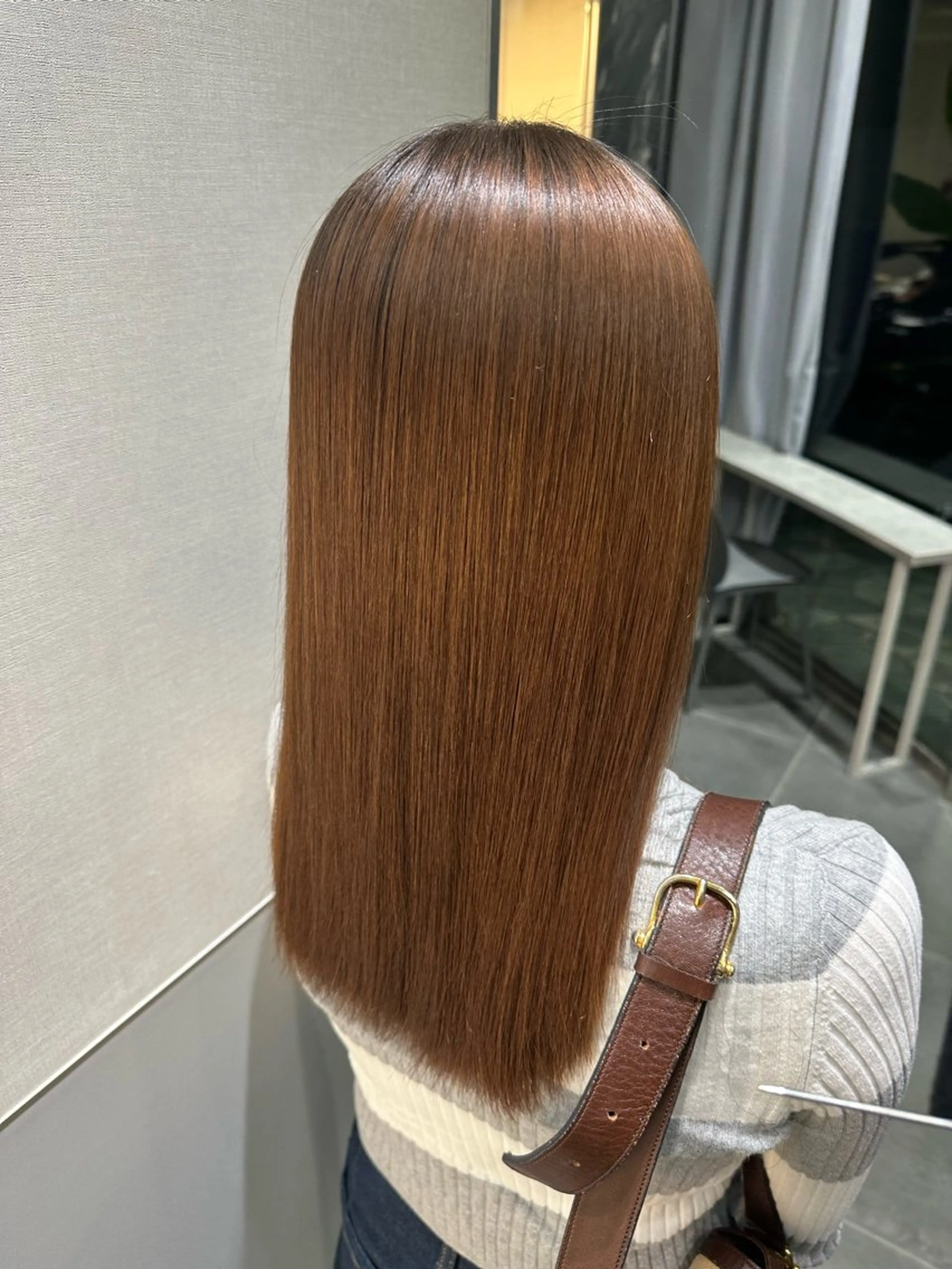 セミロング 美髪特化✨ 伊織✨縮毛矯正✨のヘアスタイル