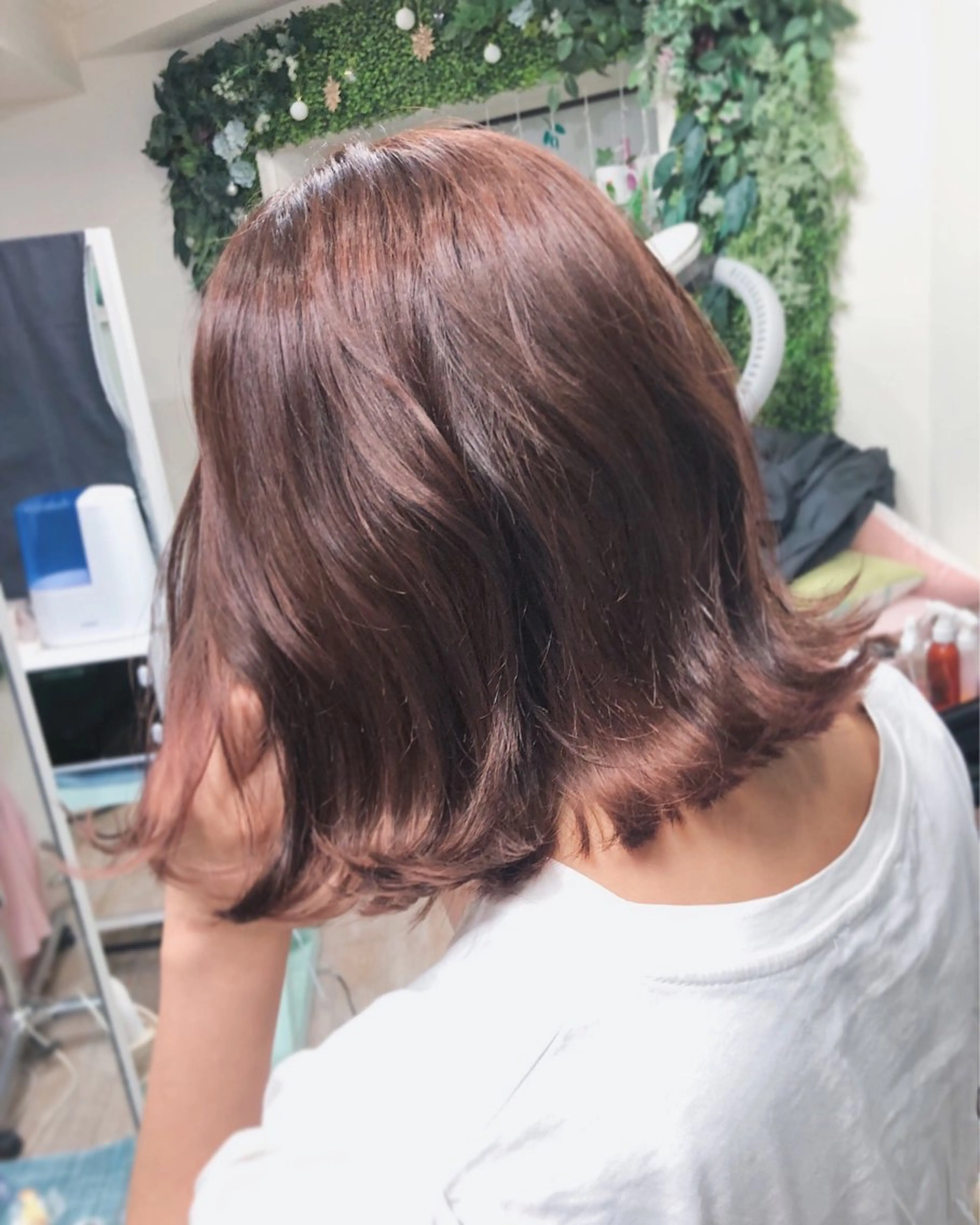 ミディアム カラー 外ハネヘア 個室サロン🌼万希 ヘアケア/ヘッドスパのヘアスタイル