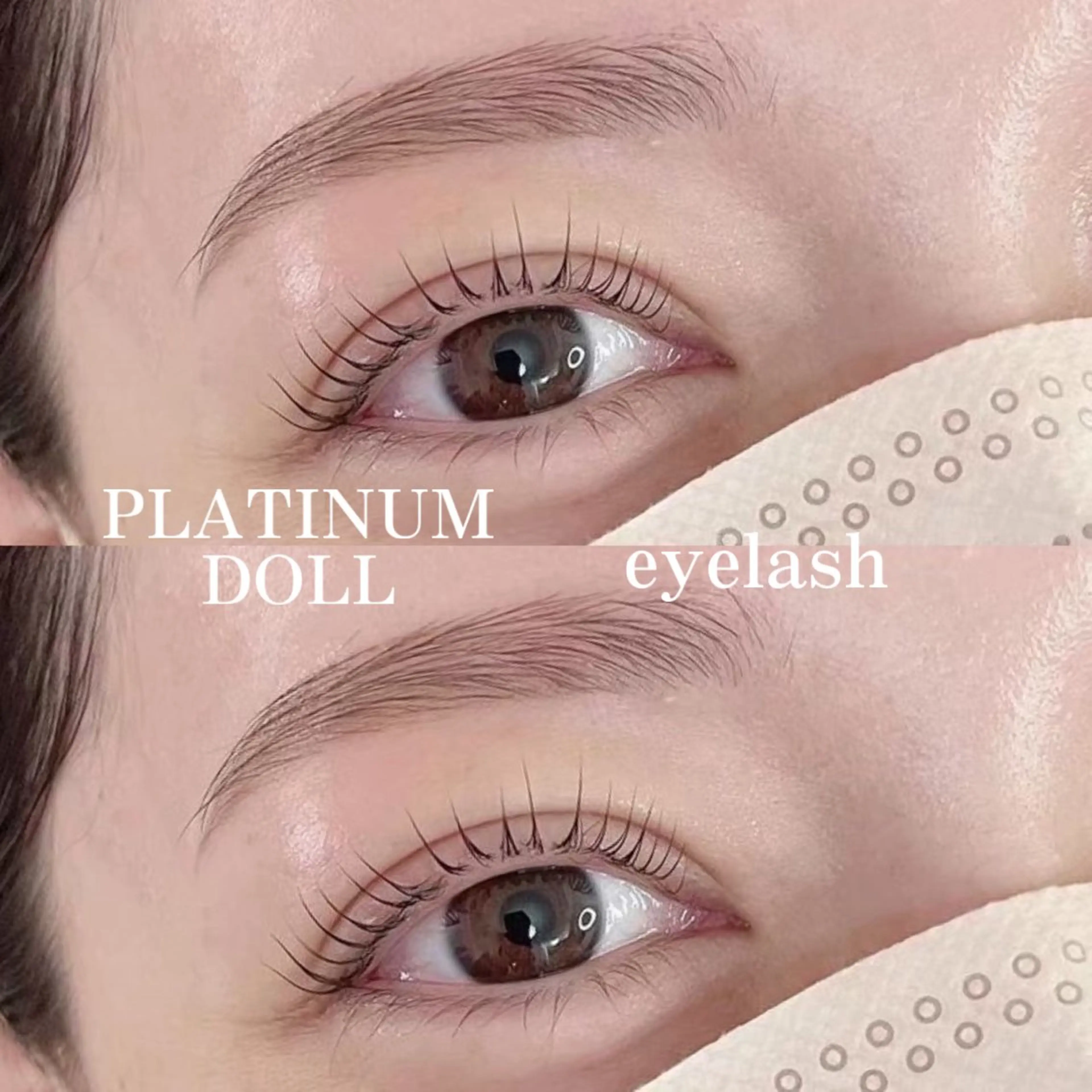 【本日限定❣️初回のみクーポン】まつ毛パーマ+アイブロウwax(メイクなし)🩵💜🌷の写真