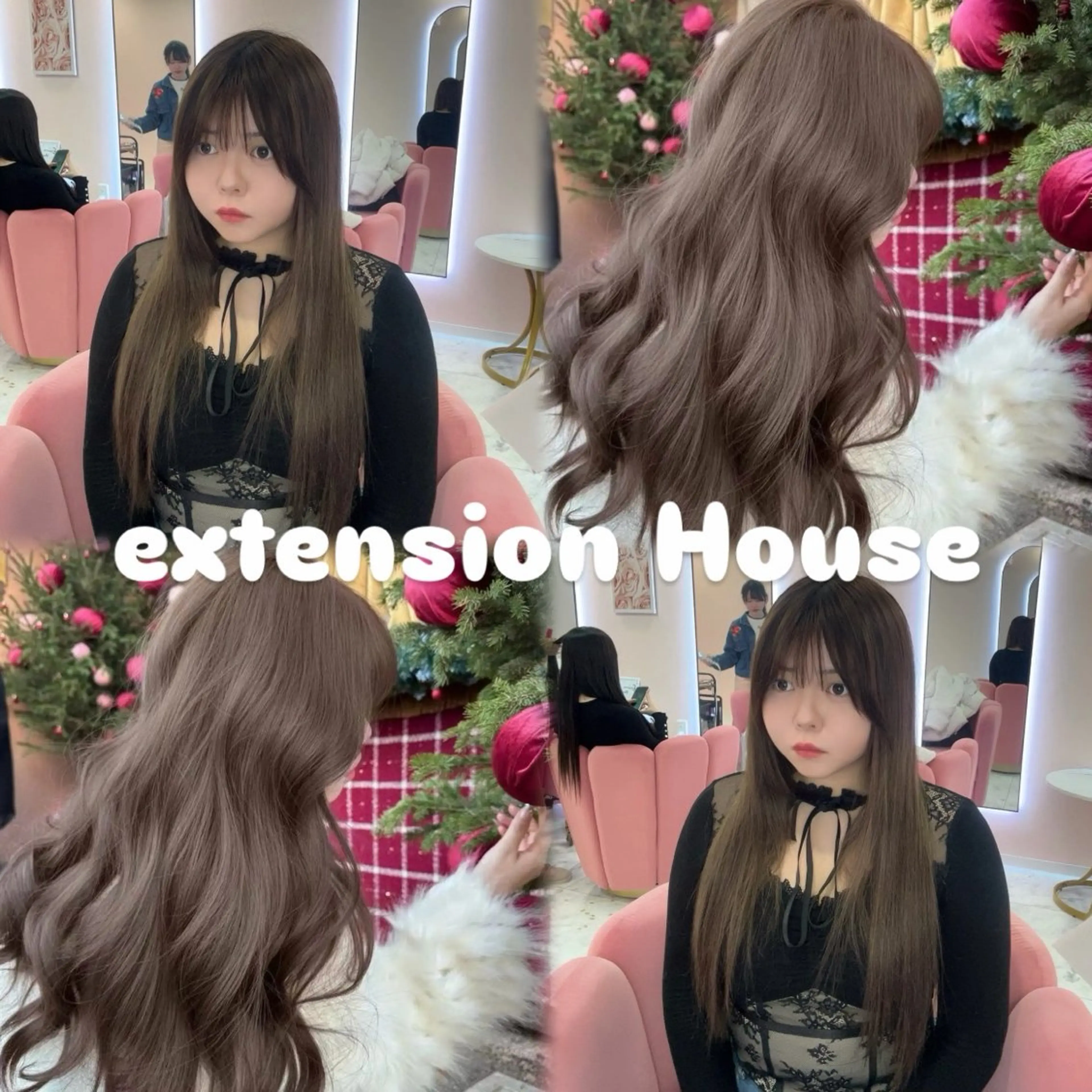 ロング カット エクステ シールエクステの女神 🍑Momo🍑のヘアスタイル