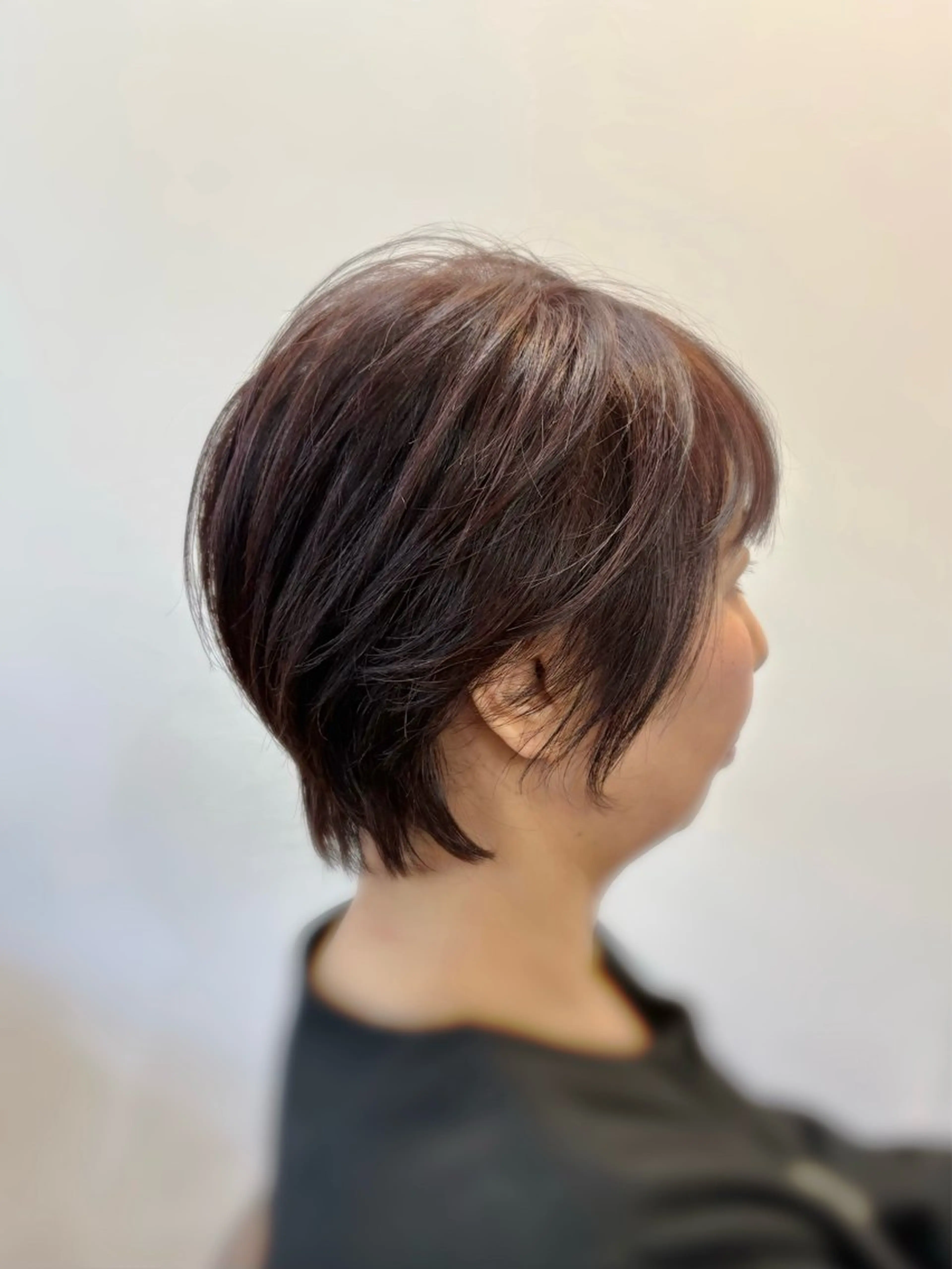 ショート カラー カット ヘアカラー トリートメント メンズ特化×女性 施術◎清水 真之介のヘアスタイル